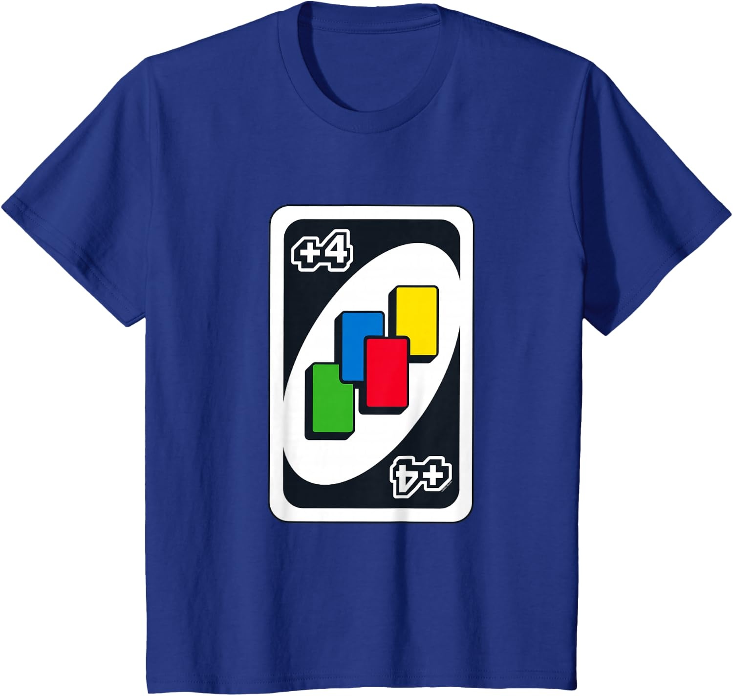 image:imageUNO Draw Four TShirtRoyal Blue