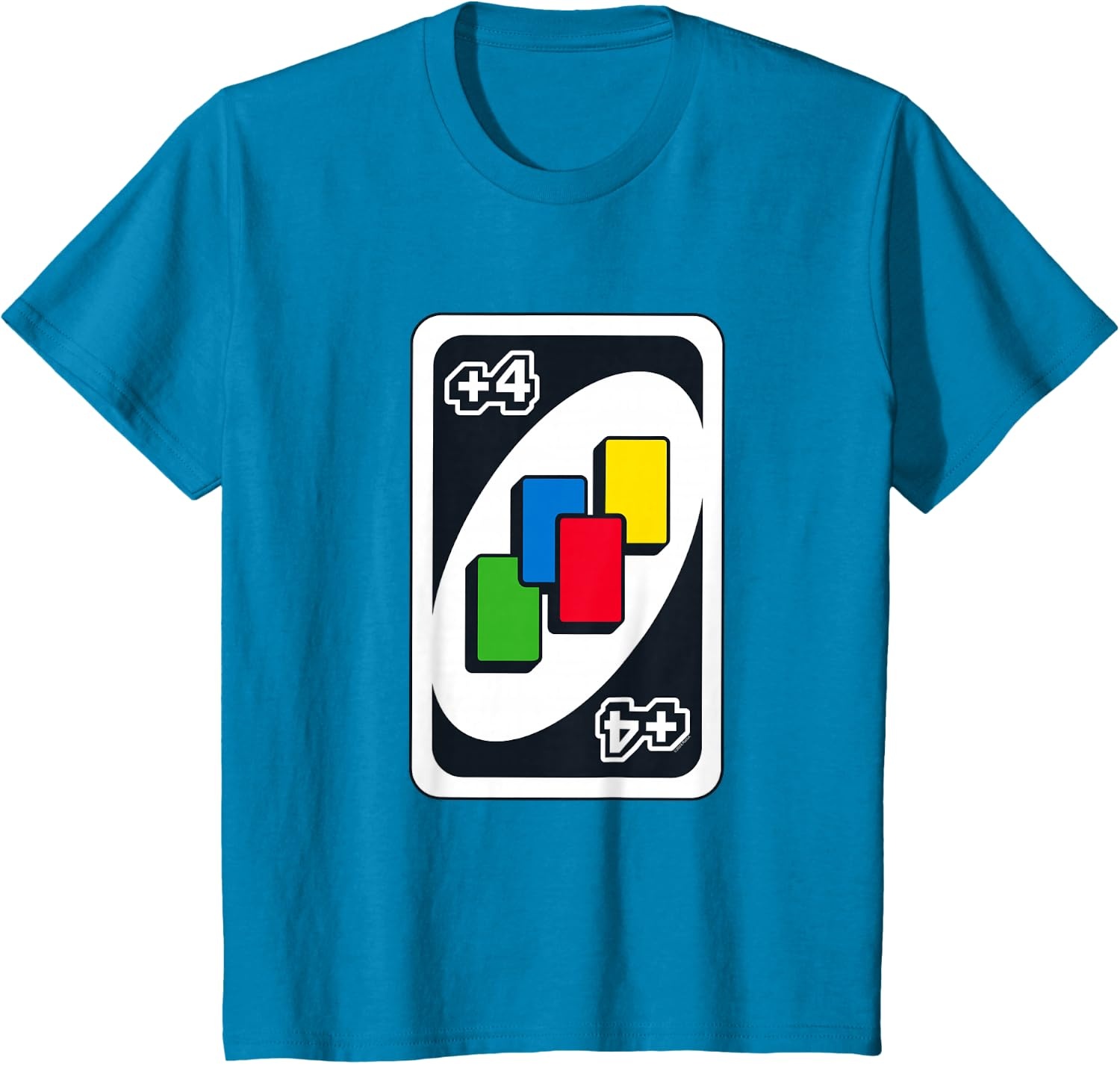 image:imageUNO Draw Four TShirtSapphire Blue