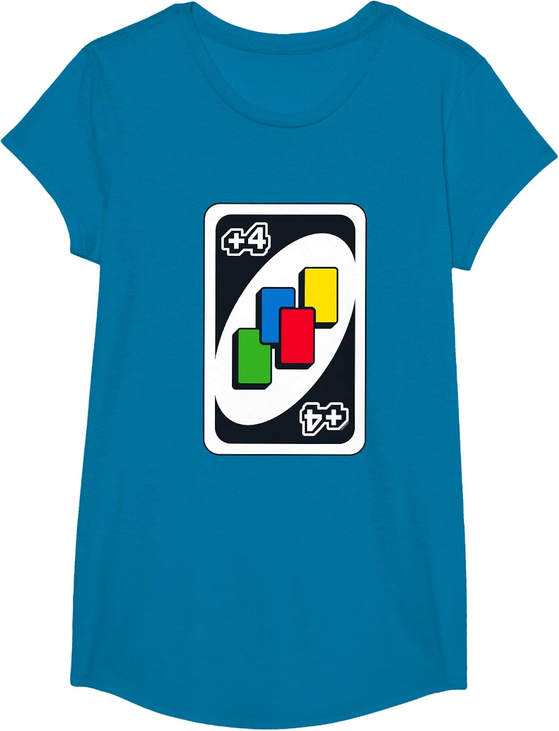 image:imageUNO Draw Four TShirtSapphire Blue