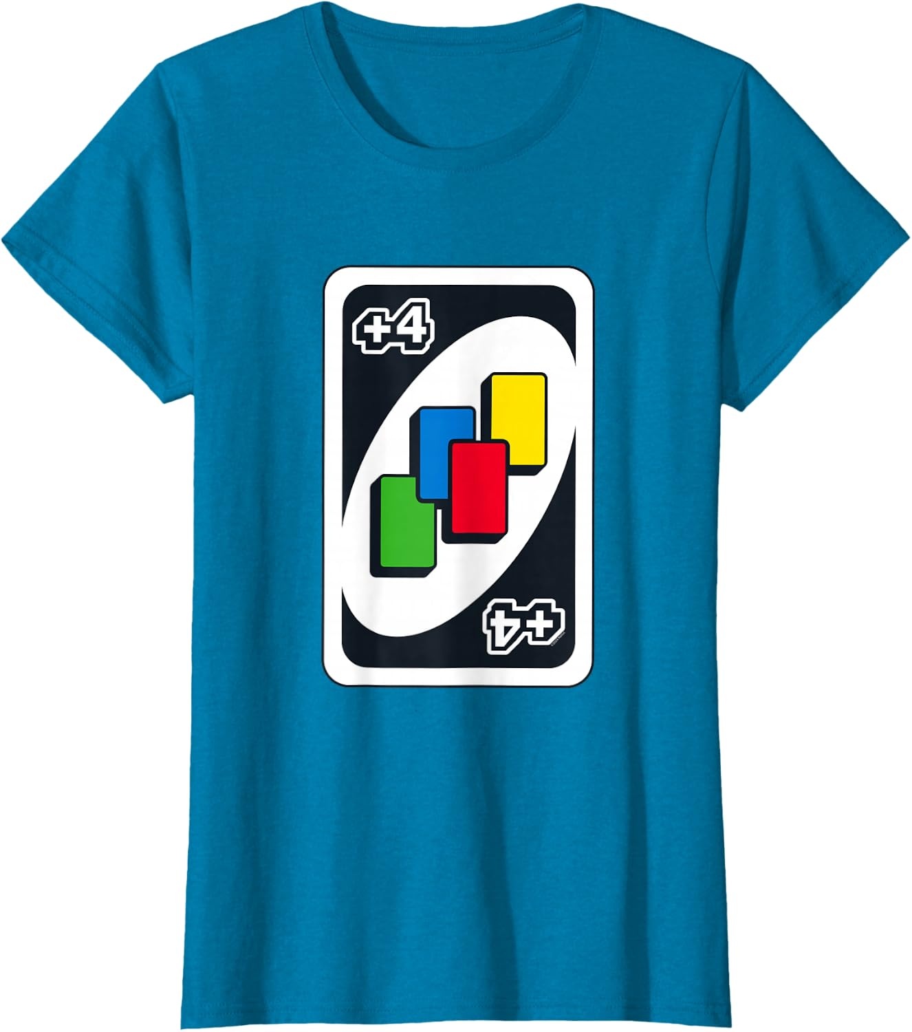 image:imageUNO Draw Four TShirtSapphire Blue