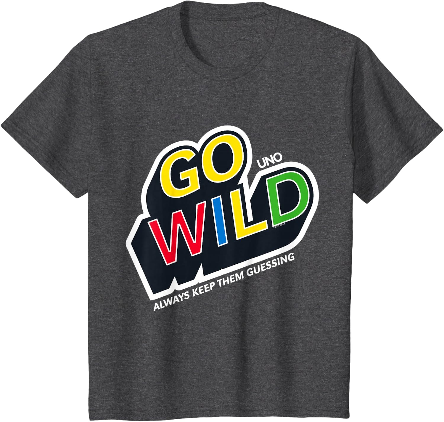 image:imageUNO Go Wild TShirtDark Heather Grey