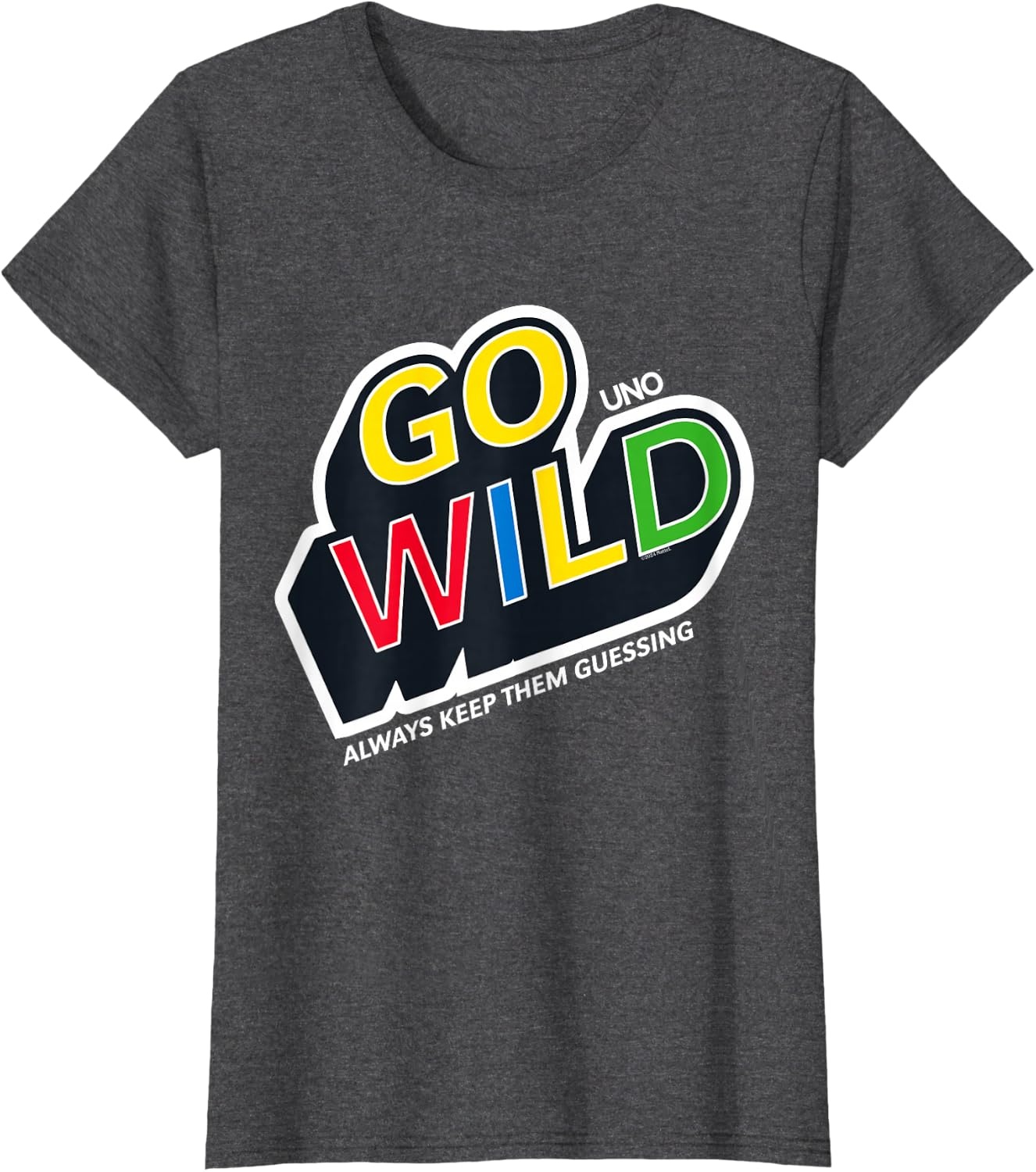 image:imageUNO Go Wild TShirtDark Heather Grey