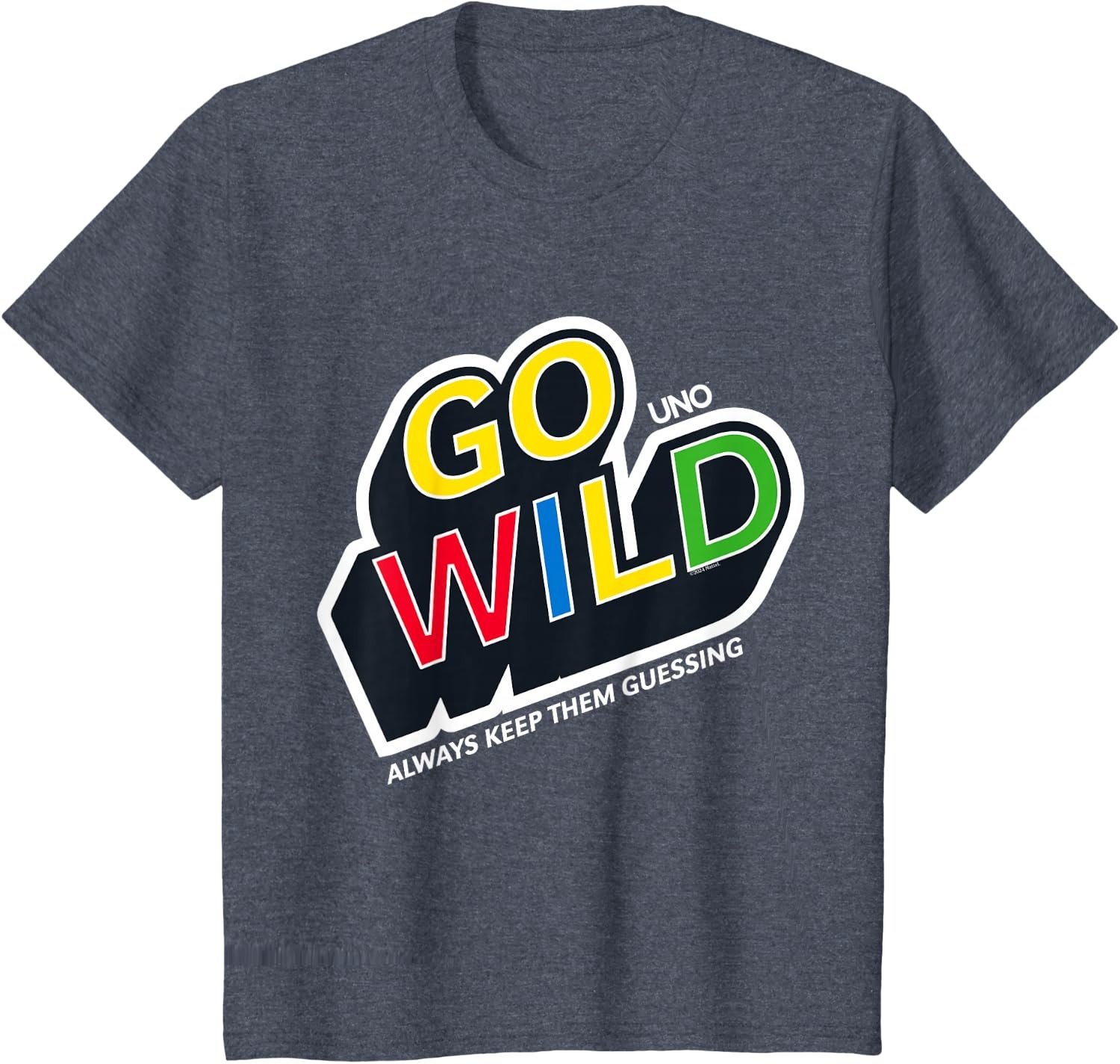 image:imageUNO Go Wild TShirtHeather Blue