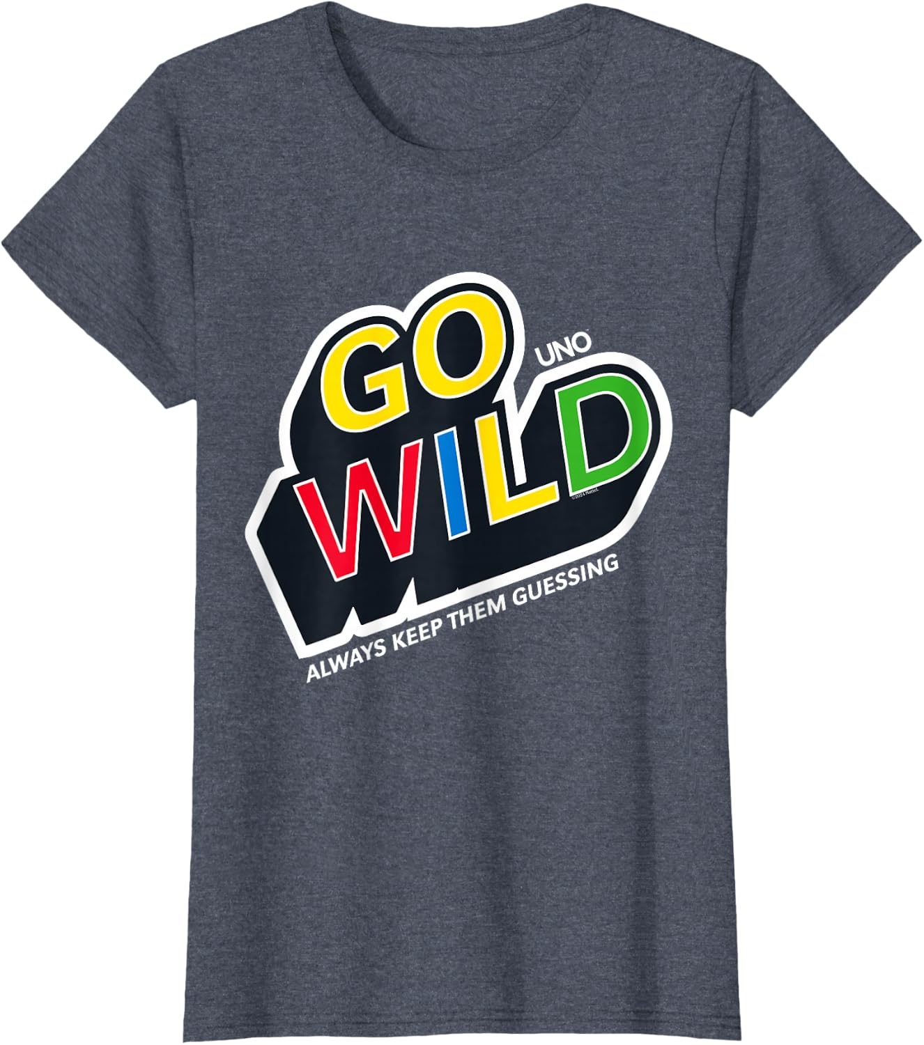 image:imageUNO Go Wild TShirtHeather Blue