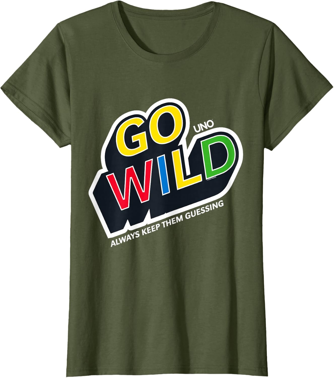 image:imageUNO Go Wild TShirtOlive Green