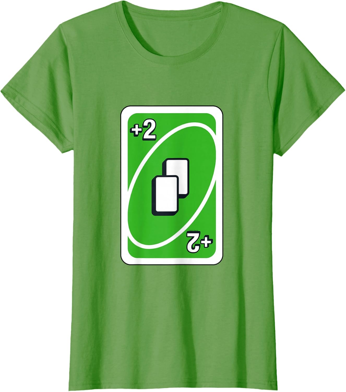 image:imageUNO Green Draw Two Card TShirtGrass Green