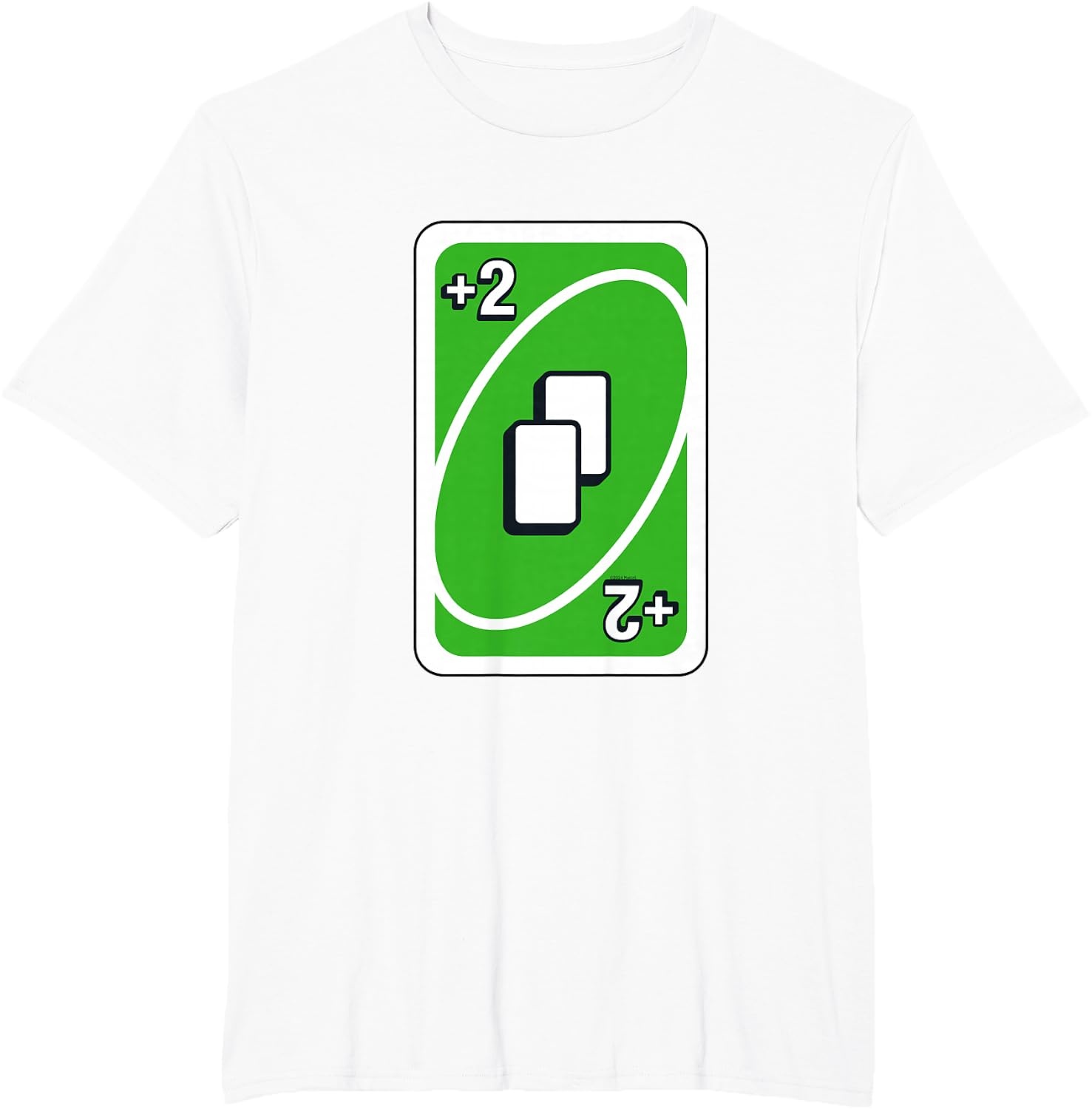 image:imageUNO Green Draw Two Card TShirtWhite