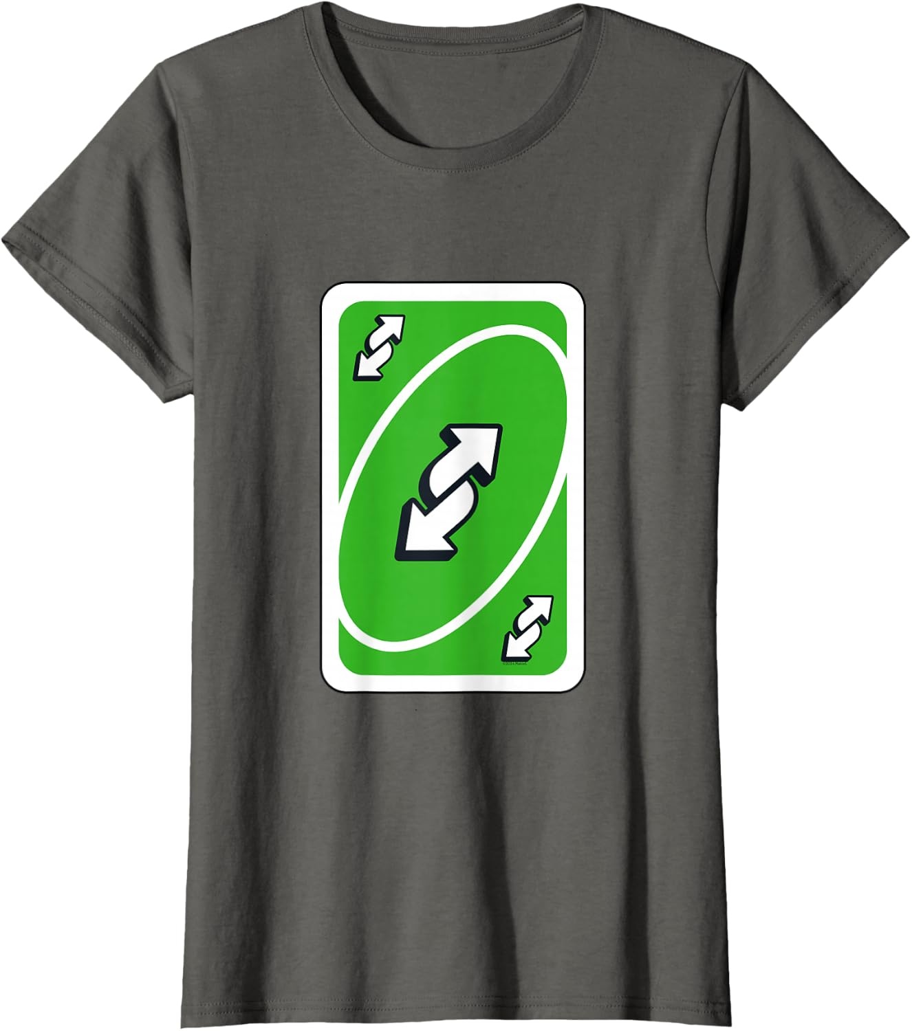 image:imageUNO Green Reverse TShirtAsphalt Grey