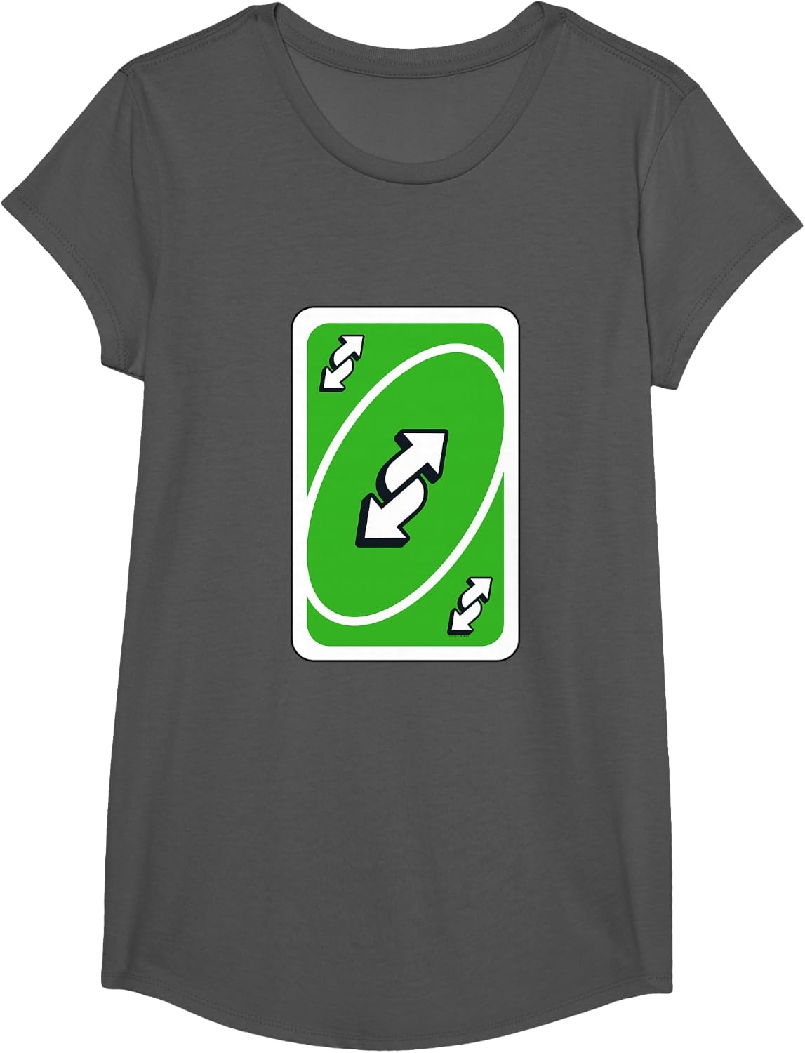 image:imageUNO Green Reverse TShirtAsphalt Grey