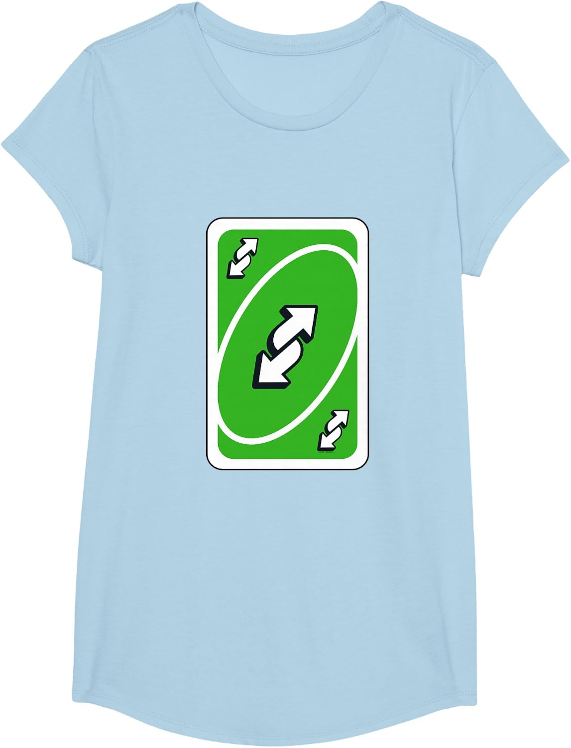 image:imageUNO Green Reverse TShirtBaby Blue