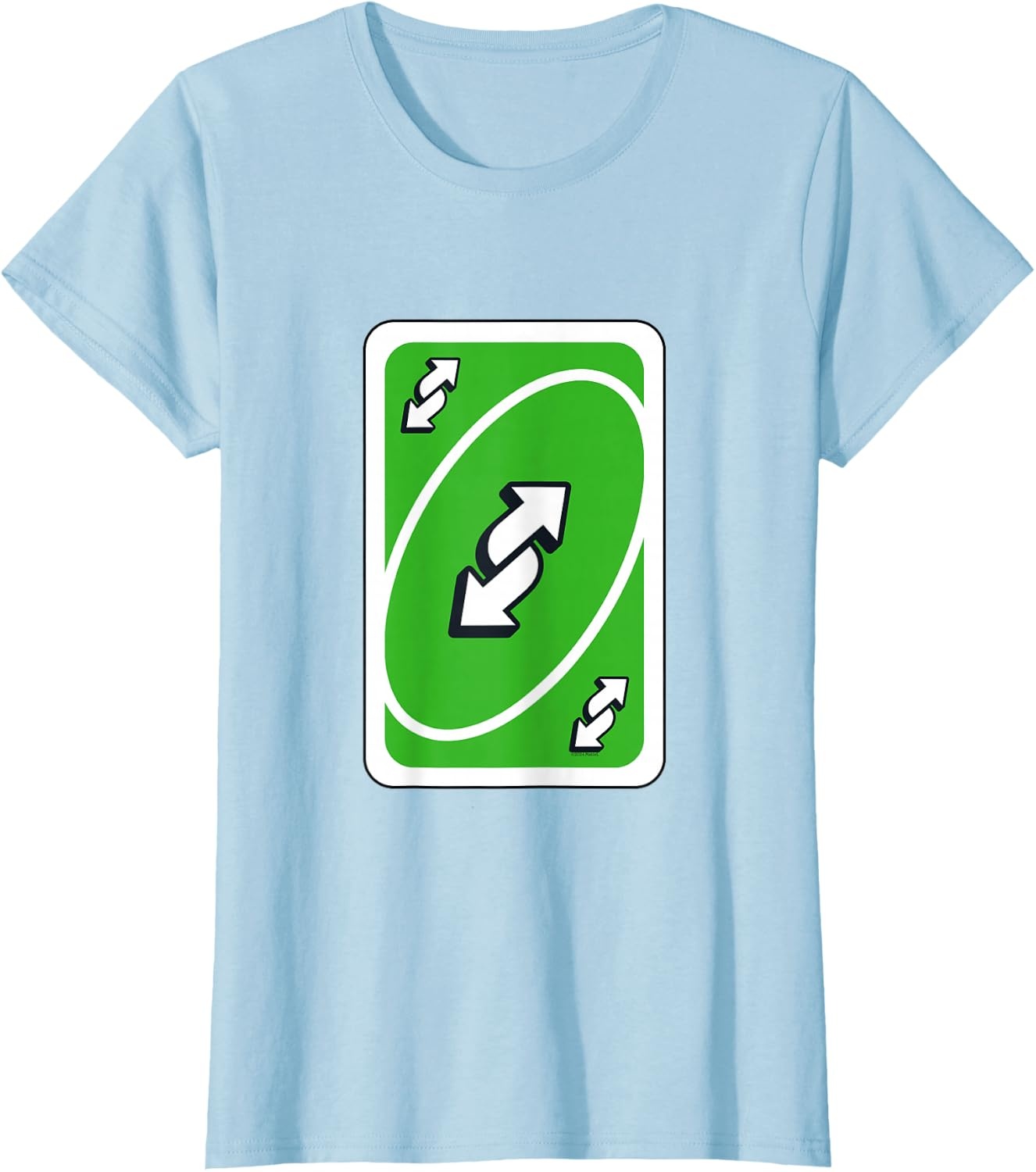 image:imageUNO Green Reverse TShirtBaby Blue