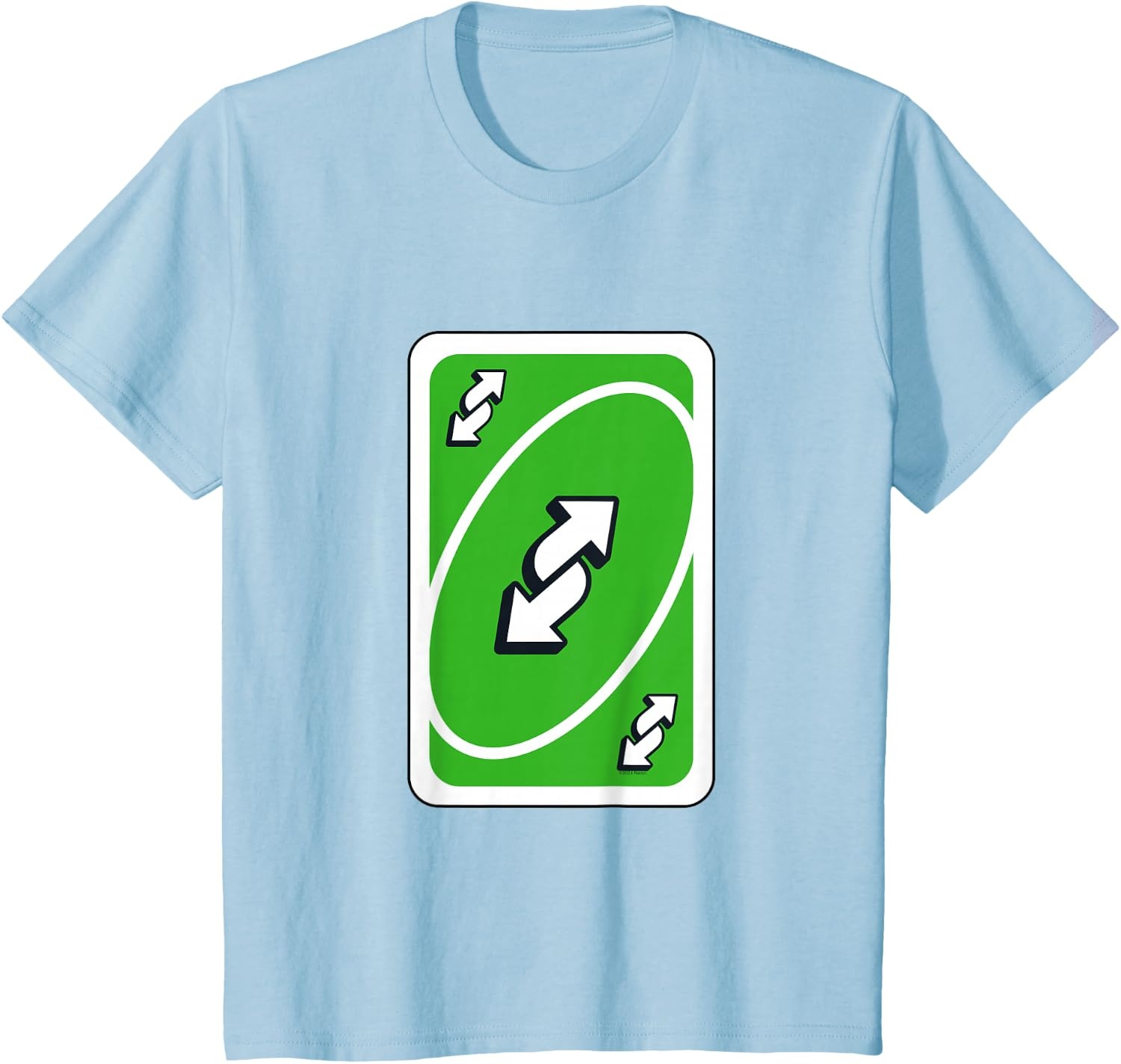 image:imageUNO Green Reverse TShirtBaby Blue