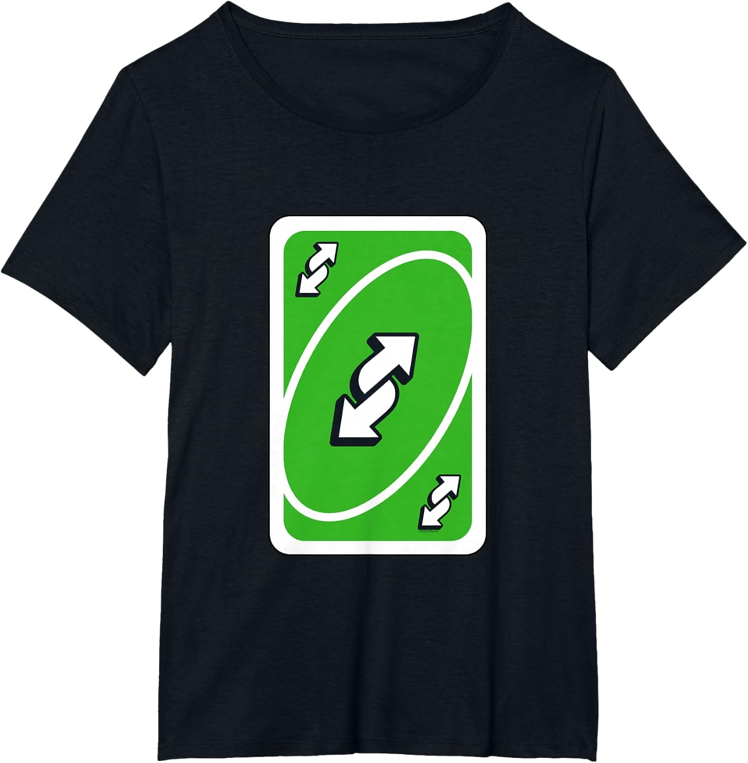 image:imageUNO Green Reverse TShirtBlack