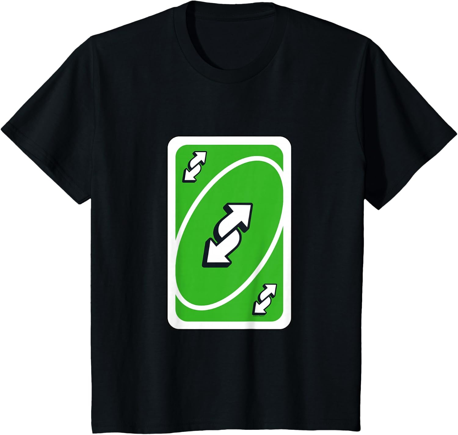 image:imageUNO Green Reverse TShirtBlack