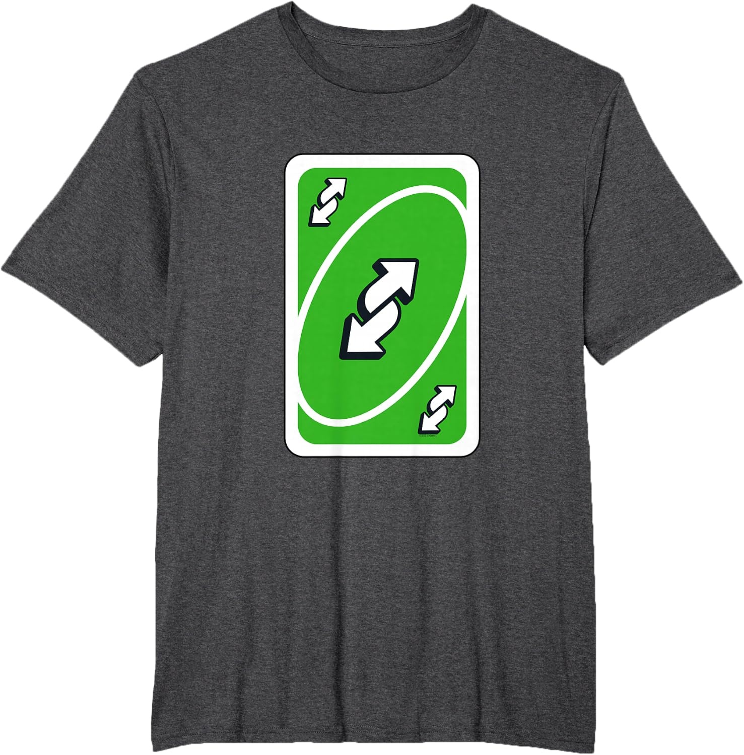 image:imageUNO Green Reverse TShirtDark Heather Grey