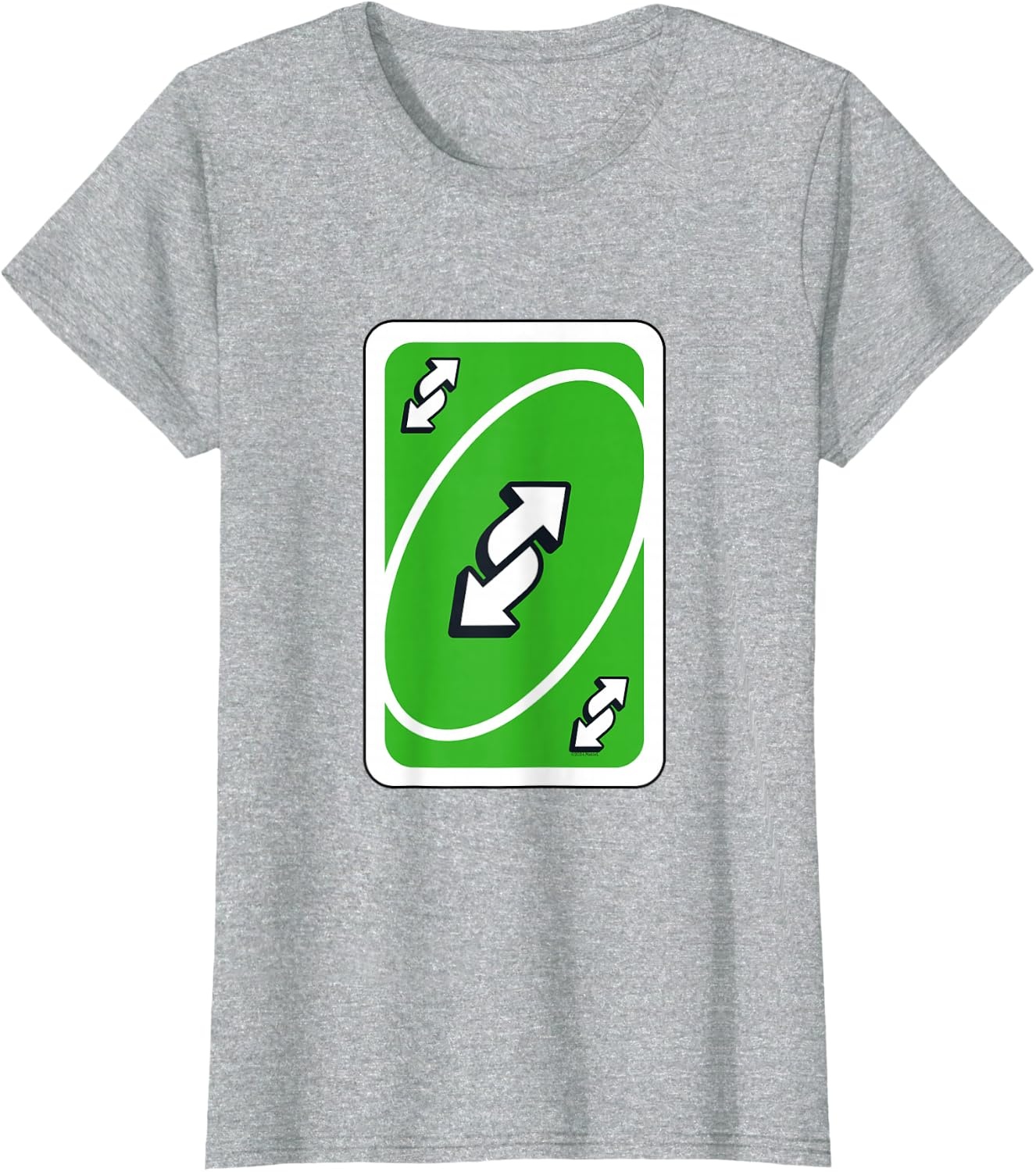 image:imageUNO Green Reverse TShirtHeather Grey