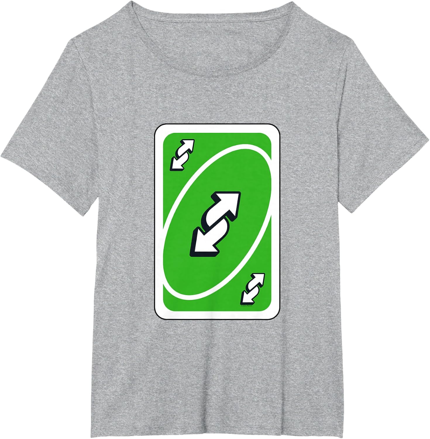 image:imageUNO Green Reverse TShirtHeather Grey