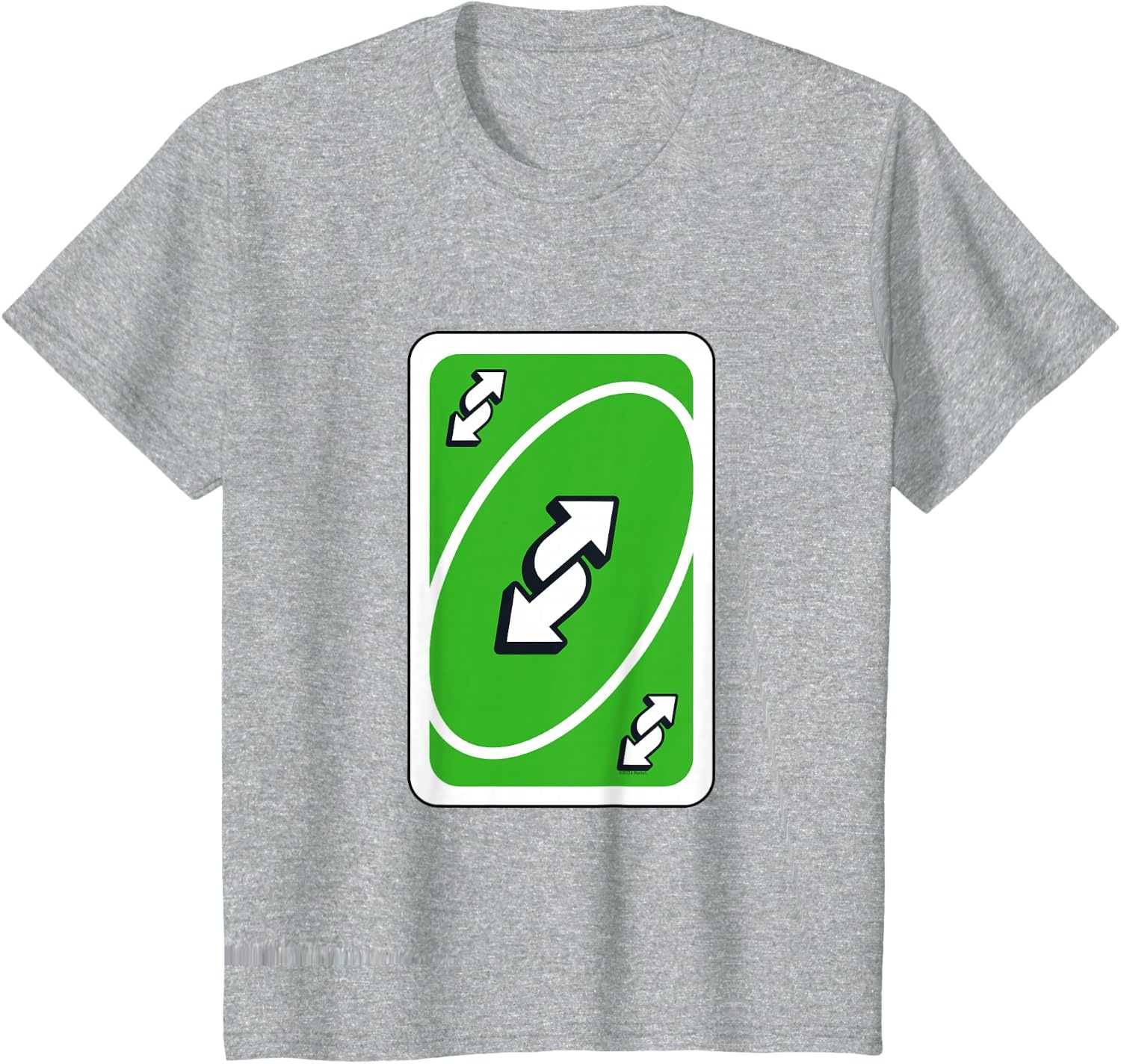 image:imageUNO Green Reverse TShirtHeather Grey