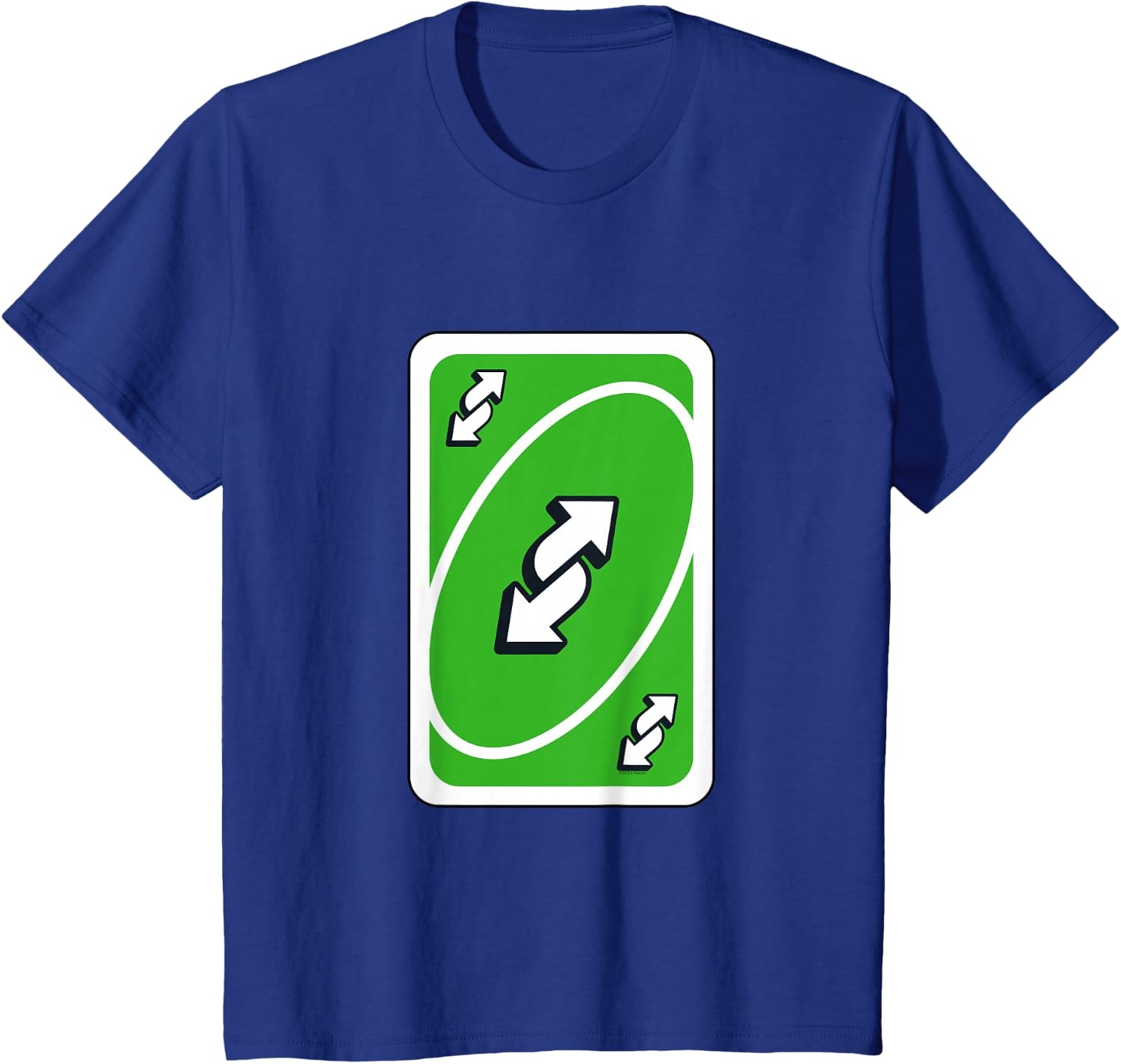 image:imageUNO Green Reverse TShirtRoyal Blue