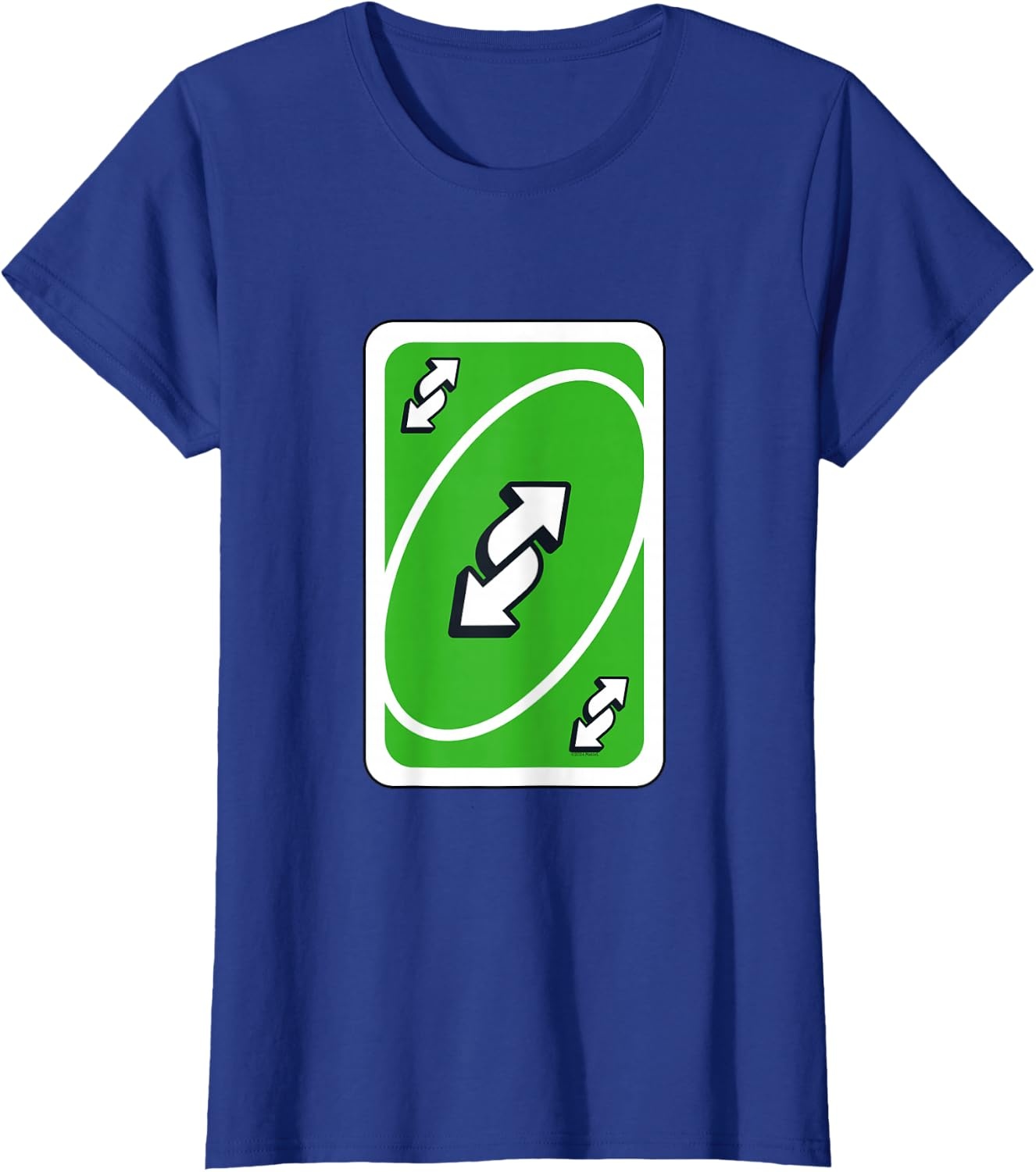 image:imageUNO Green Reverse TShirtRoyal Blue