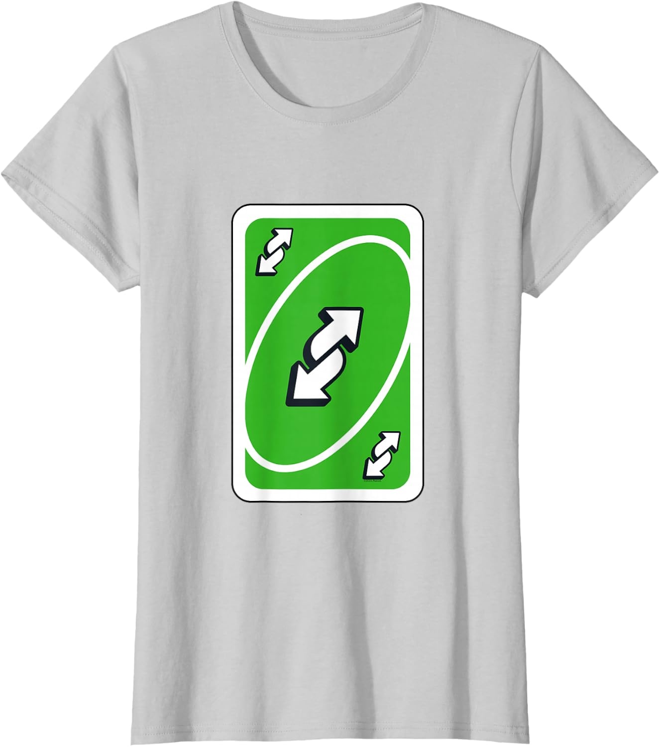 image:imageUNO Green Reverse TShirtSilver Grey