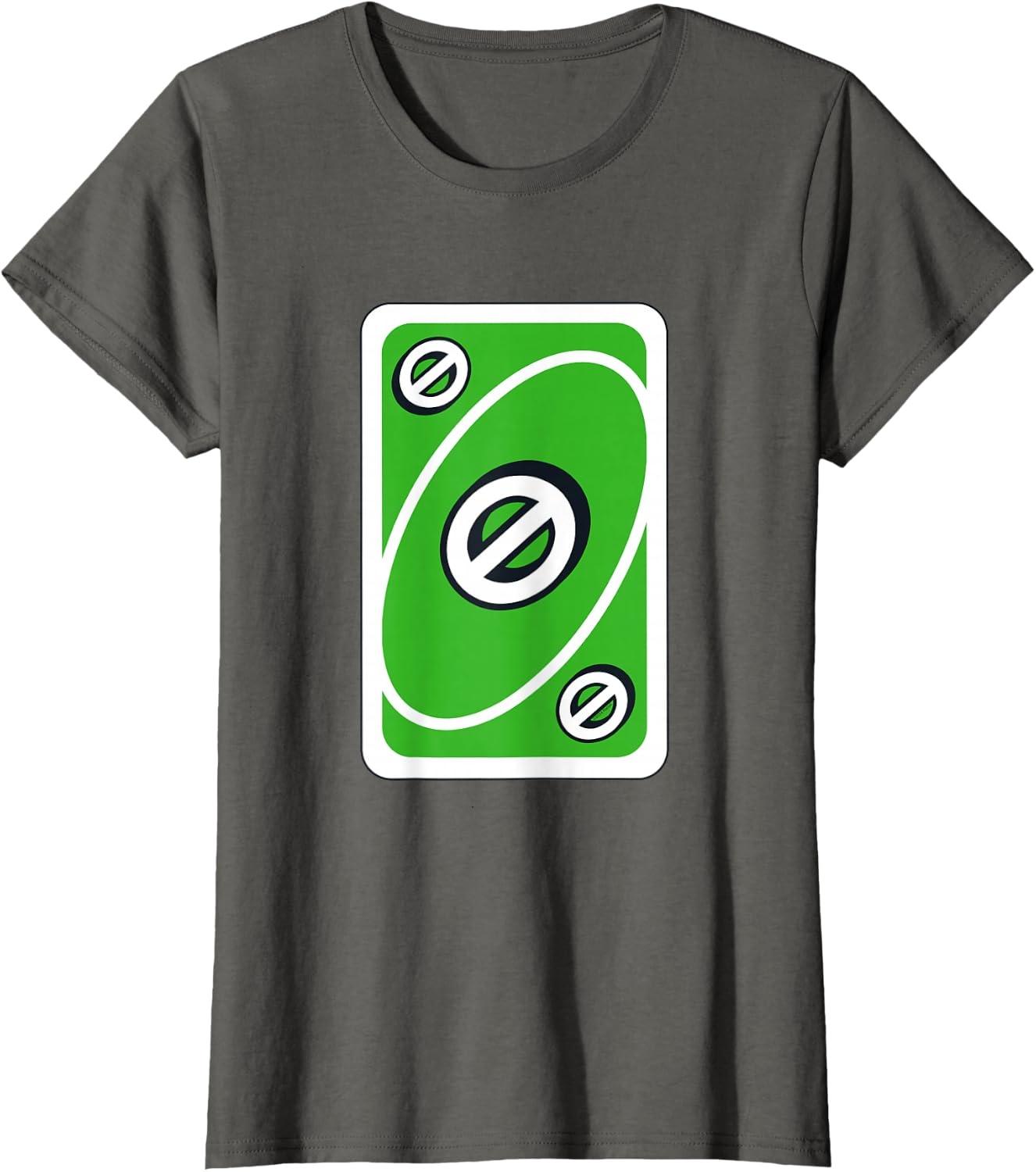 image:imageUNO Green Skip Card TShirtAsphalt Grey