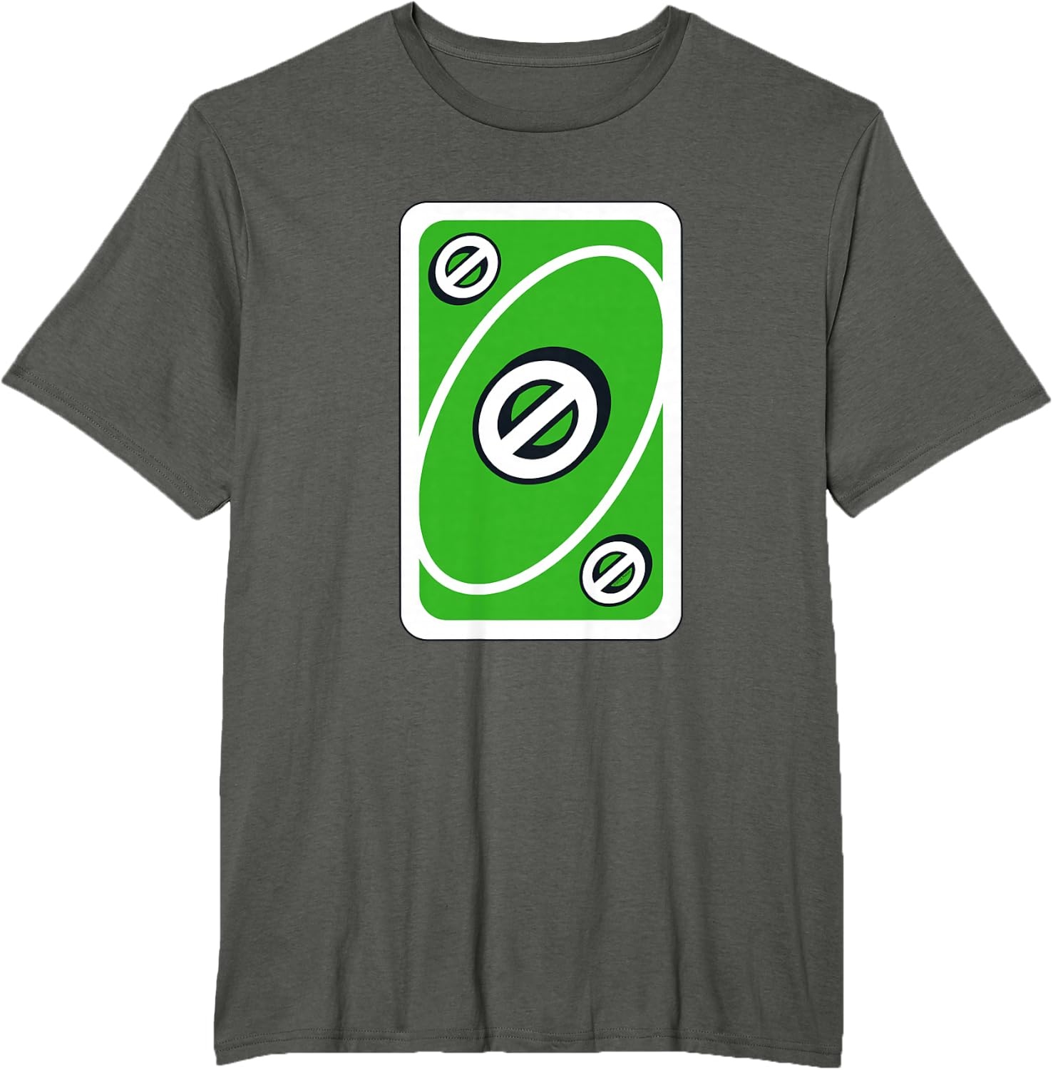 image:imageUNO Green Skip Card TShirtAsphalt Grey