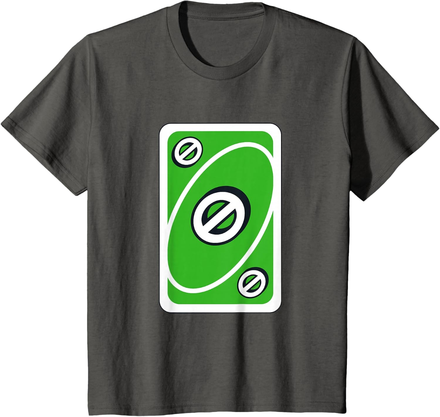 image:imageUNO Green Skip Card TShirtAsphalt Grey