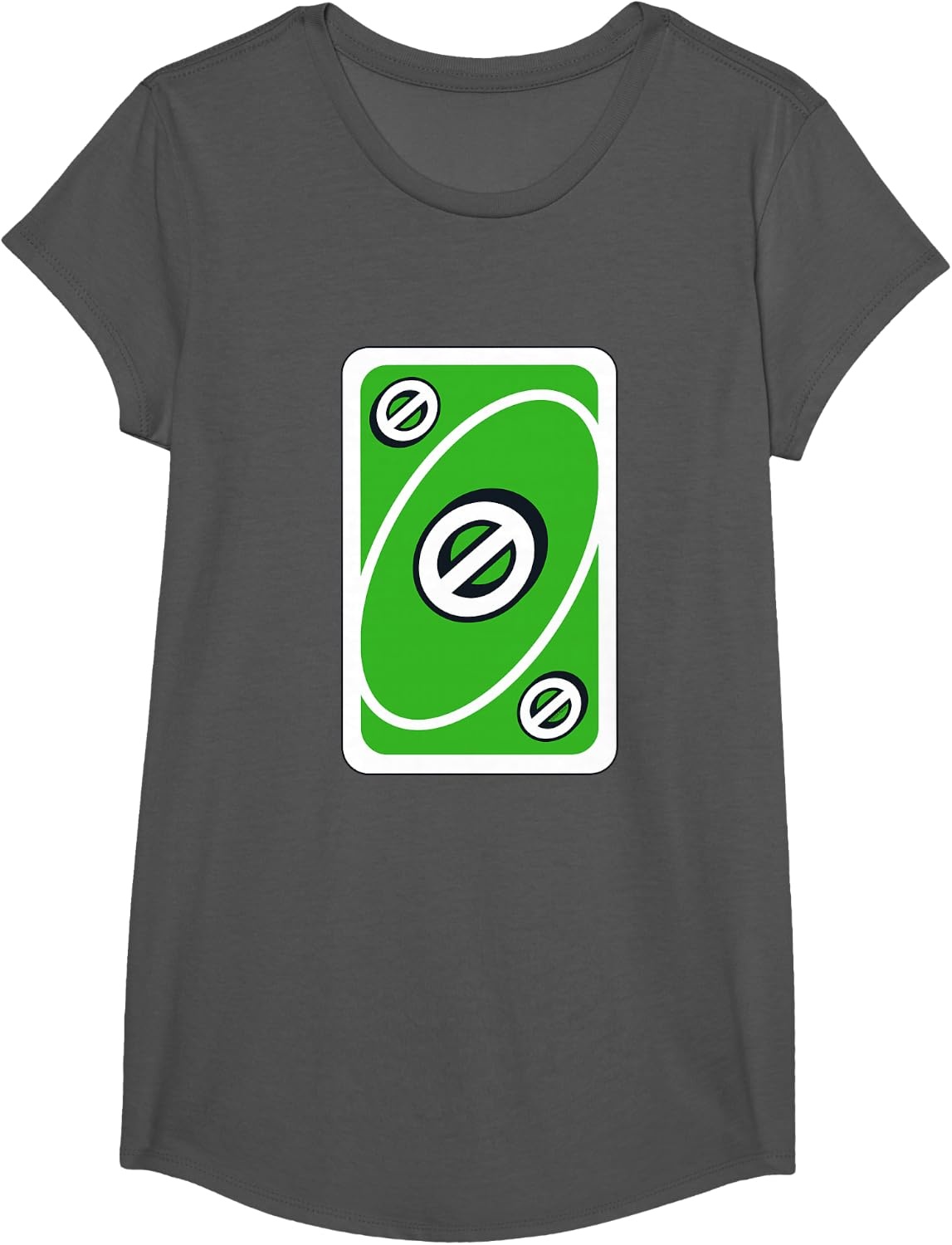 image:imageUNO Green Skip Card TShirtAsphalt Grey