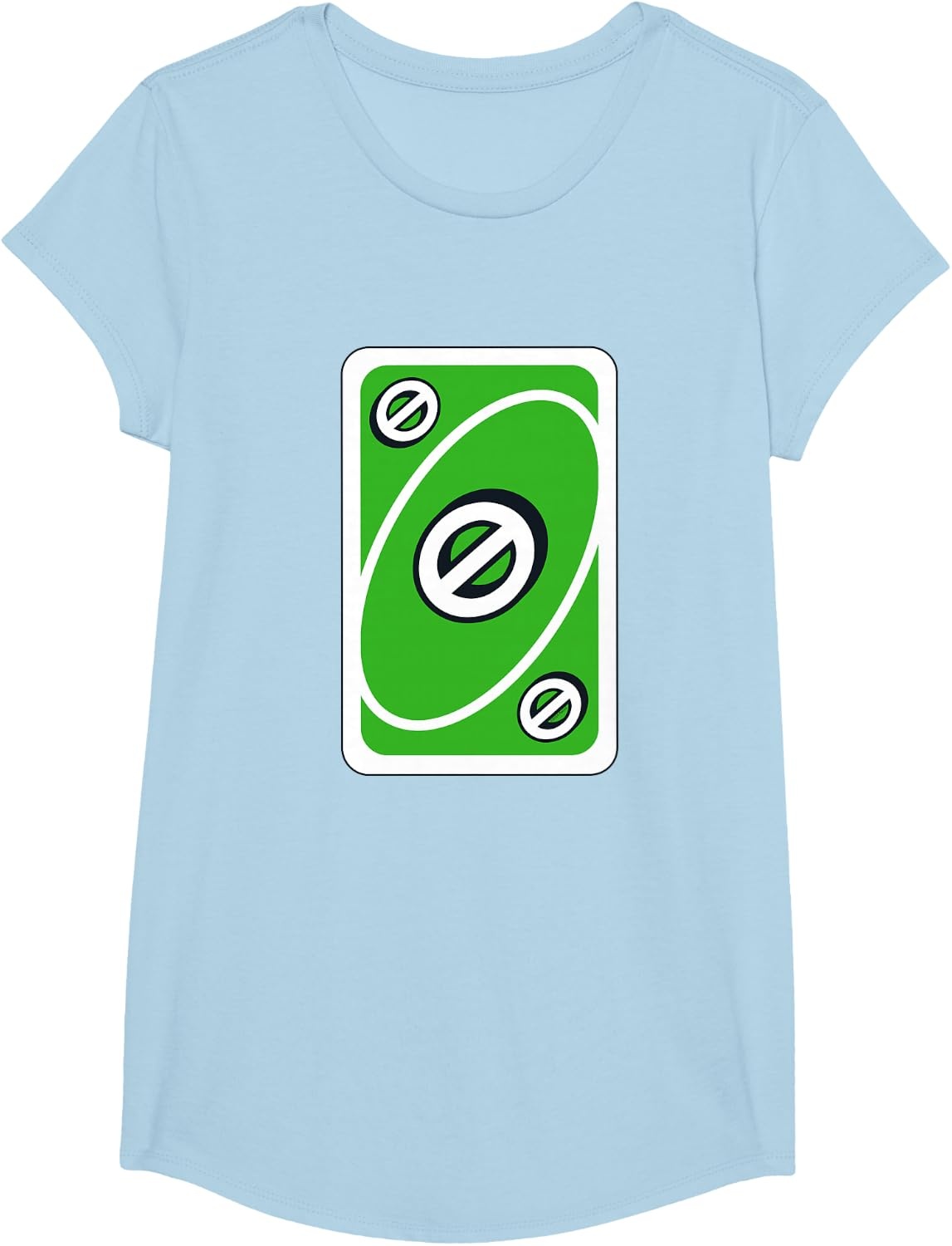 image:imageUNO Green Skip Card TShirtBaby Blue