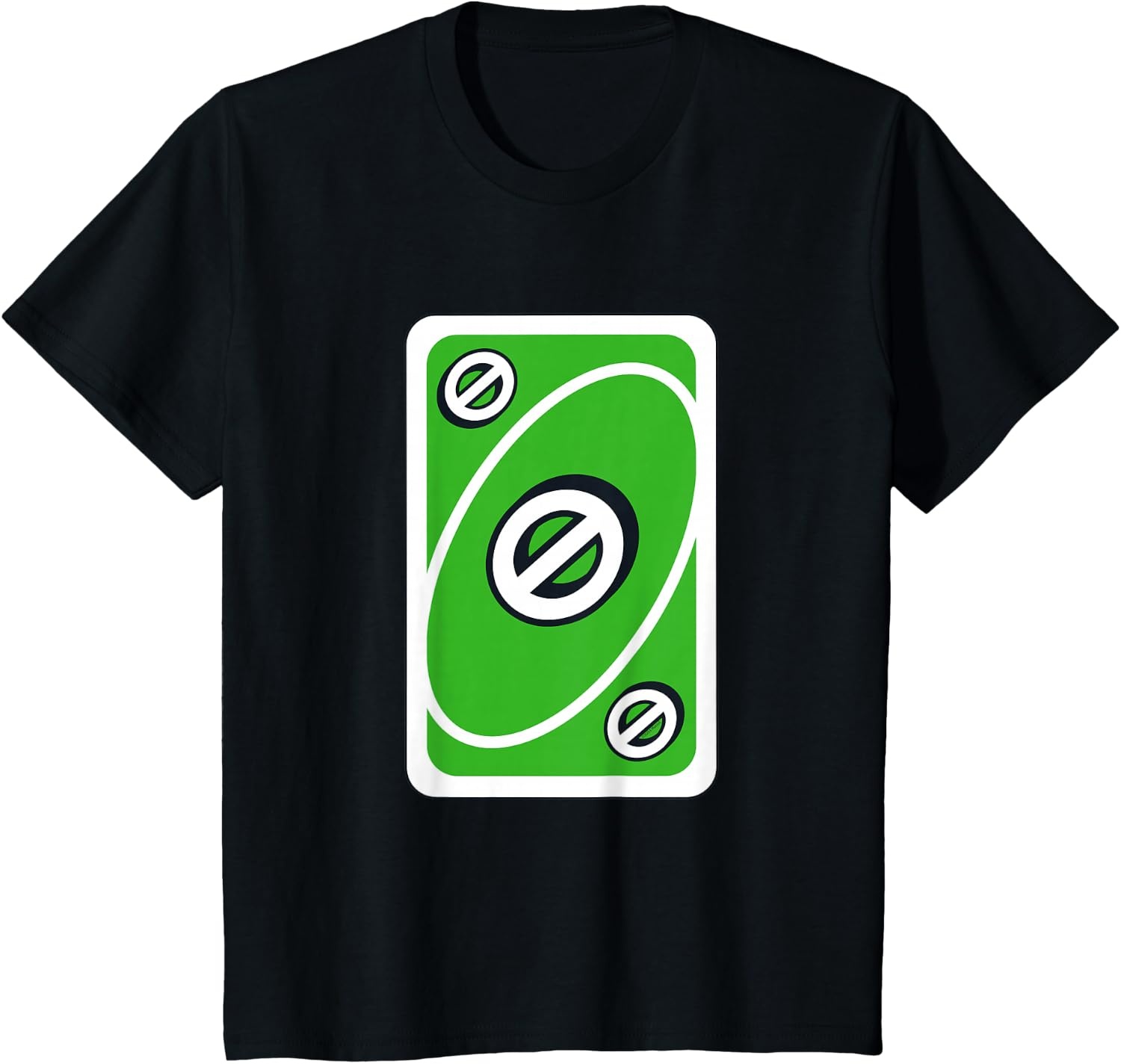 image:imageUNO Green Skip Card TShirtBlack