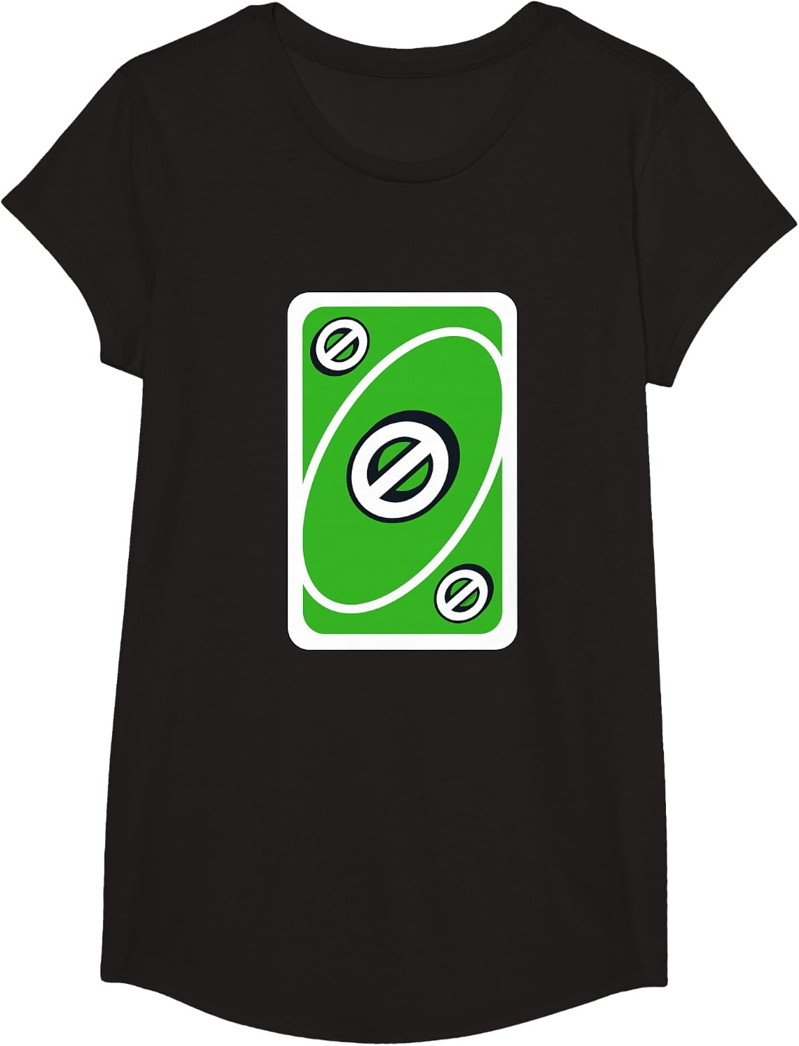 image:imageUNO Green Skip Card TShirtBlack