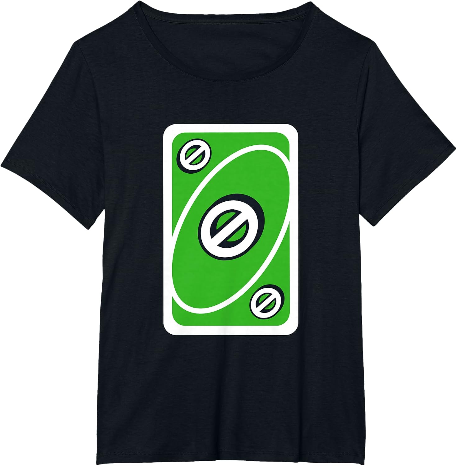 image:imageUNO Green Skip Card TShirtBlack