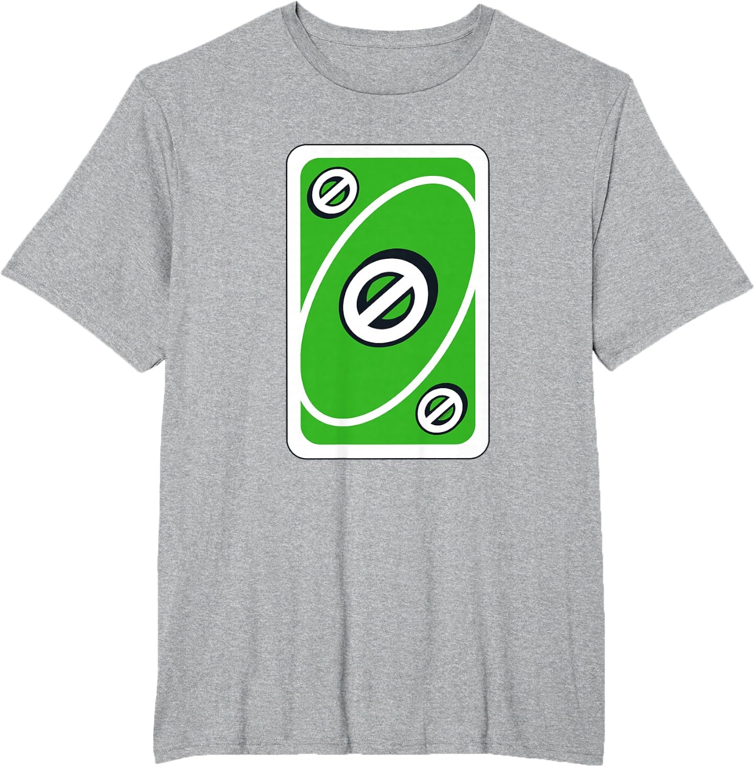 image:imageUNO Green Skip Card TShirtHeather Grey