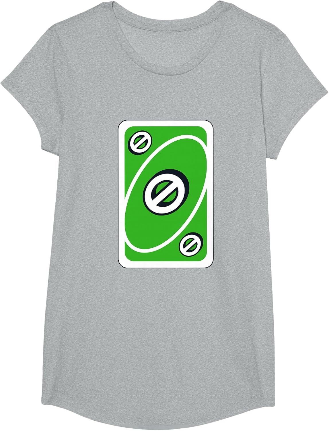 image:imageUNO Green Skip Card TShirtHeather Grey