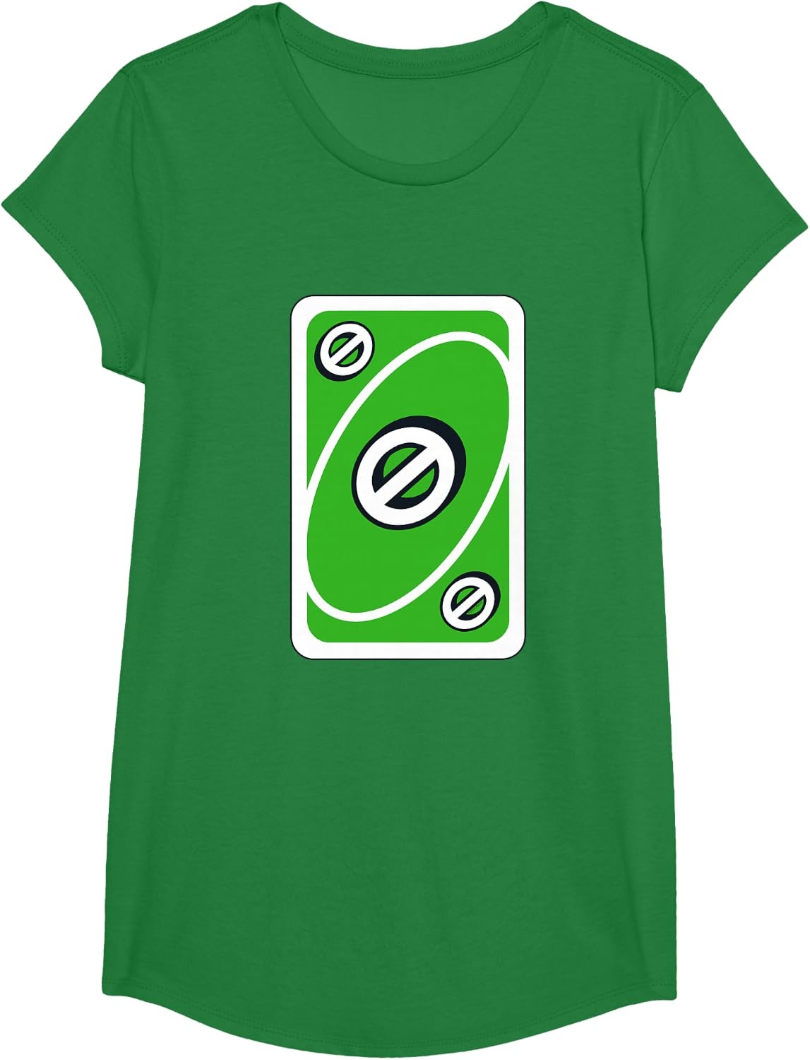 image:imageUNO Green Skip Card TShirtKelly Green
