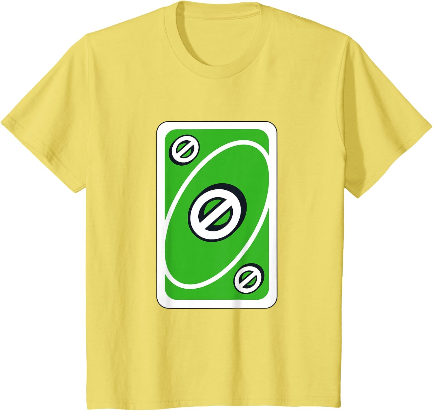 image:imageUNO Green Skip Card TShirtLemon Yellow