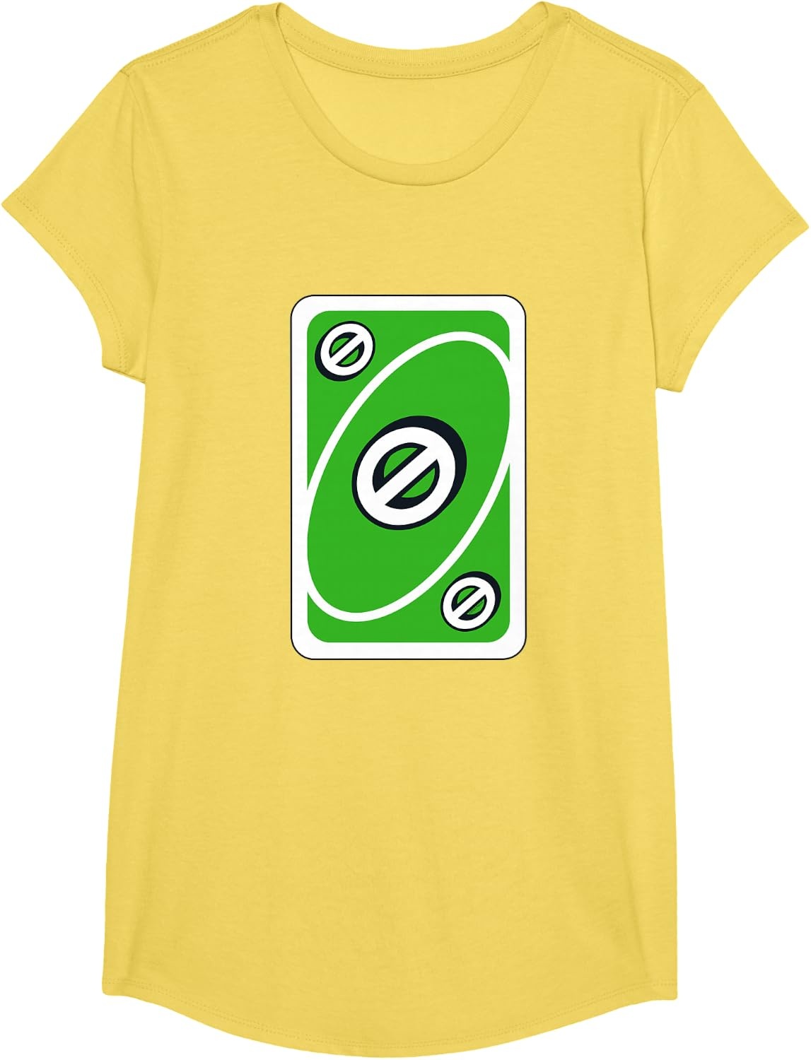 image:imageUNO Green Skip Card TShirtLemon Yellow