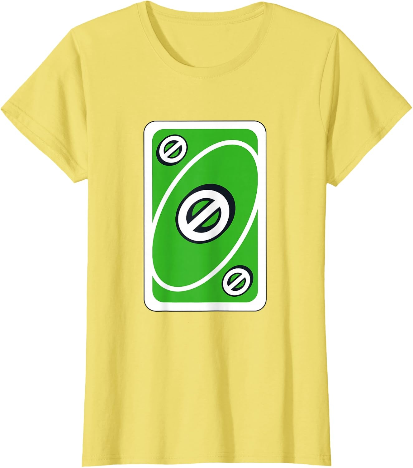 image:imageUNO Green Skip Card TShirtLemon Yellow