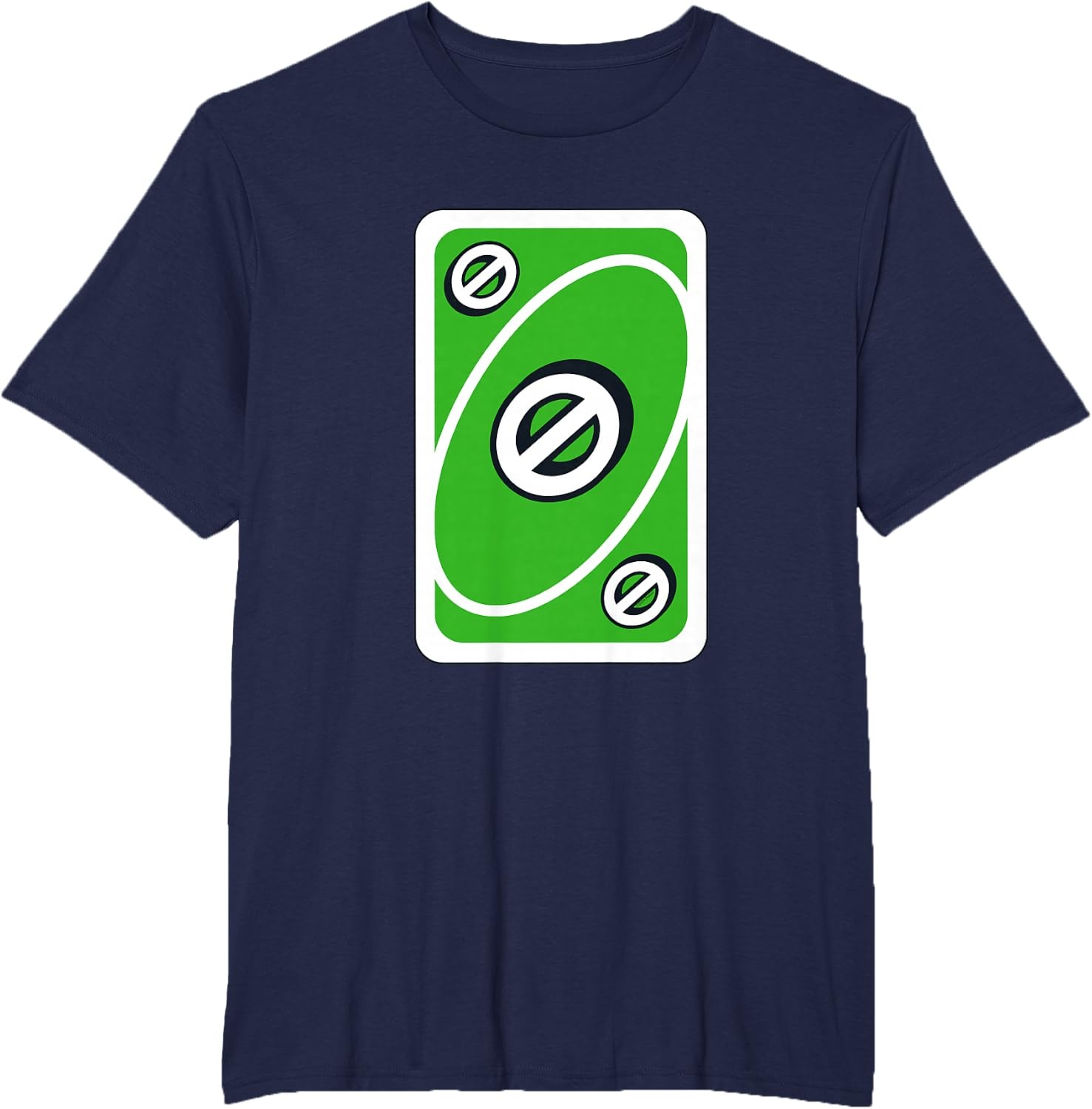 image:imageUNO Green Skip Card TShirtNavy Blue