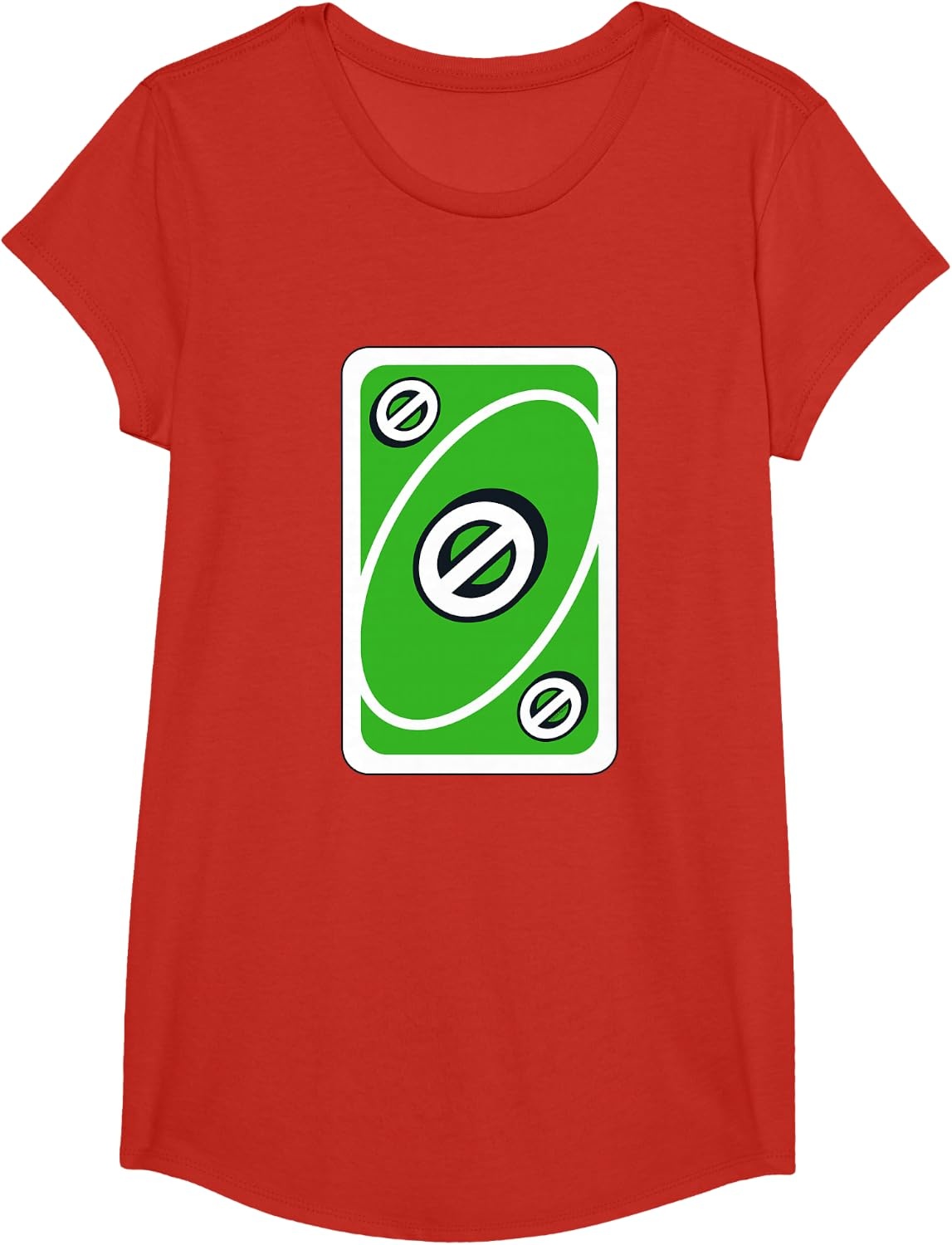 image:imageUNO Green Skip Card TShirtRed