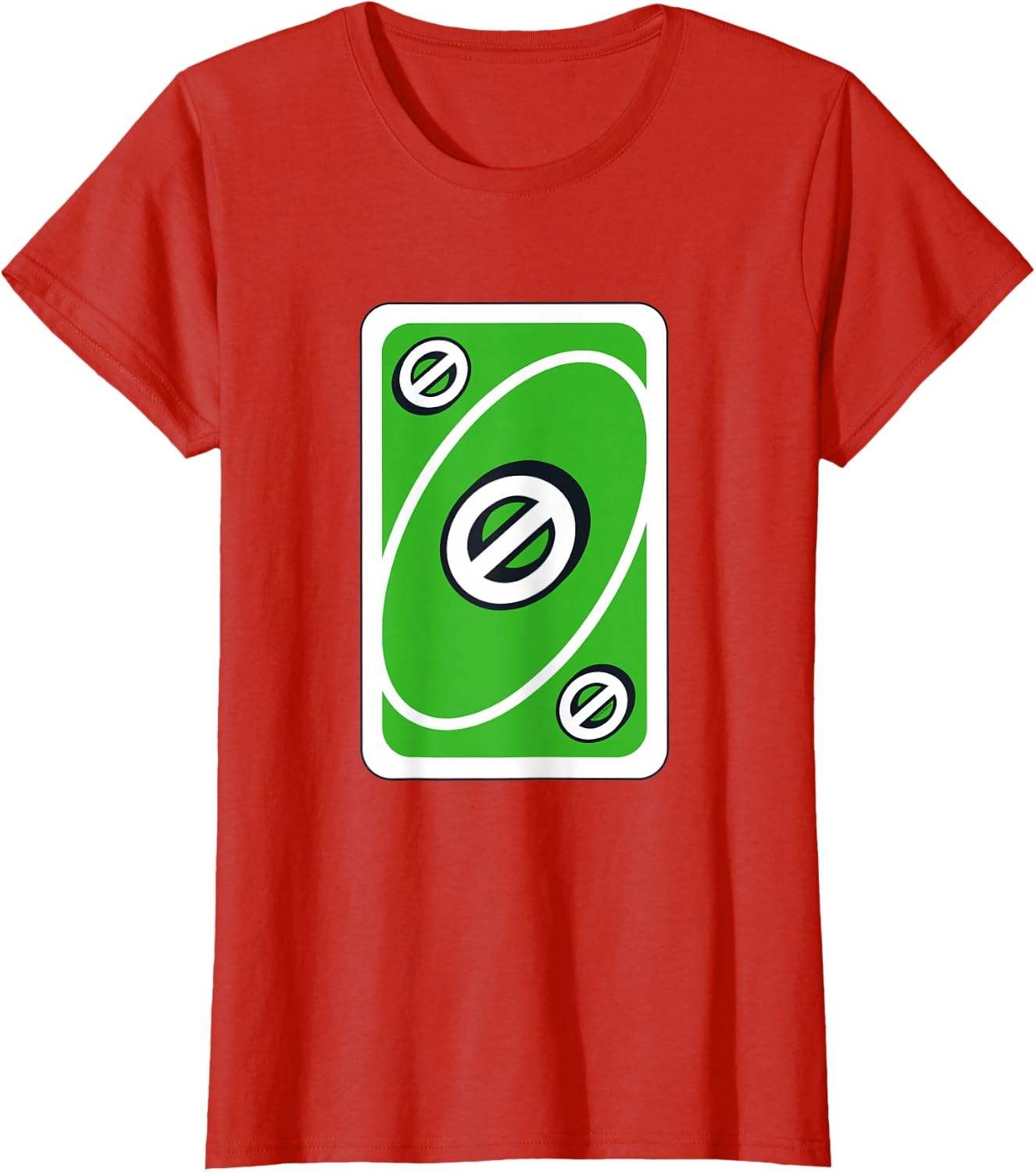 image:imageUNO Green Skip Card TShirtRed
