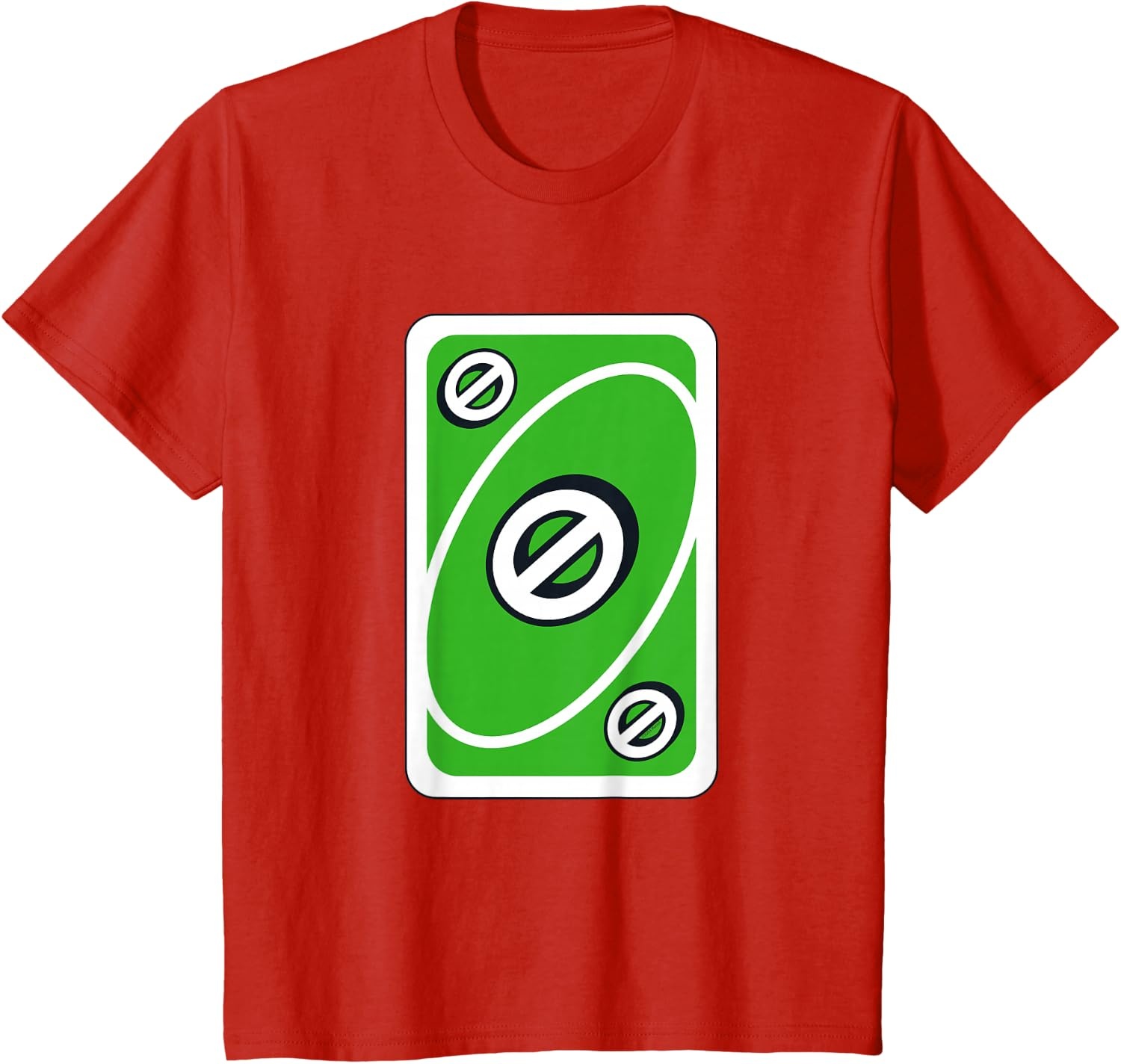 image:imageUNO Green Skip Card TShirtRed