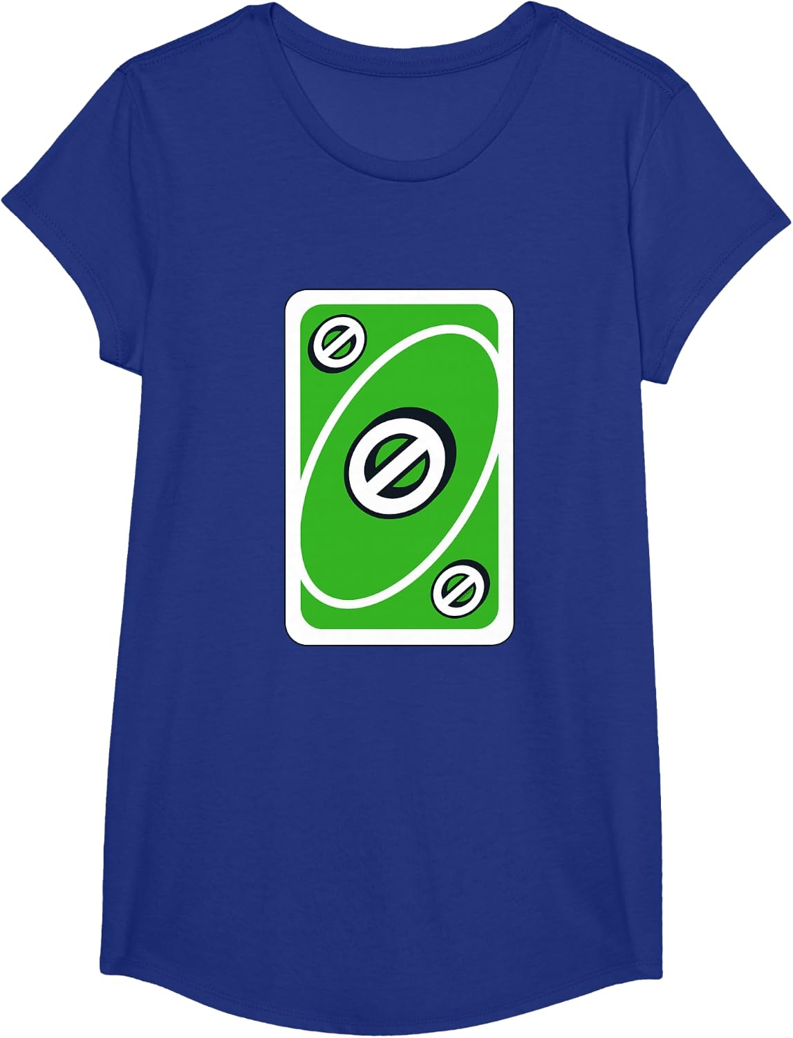 image:imageUNO Green Skip Card TShirtRoyal Blue