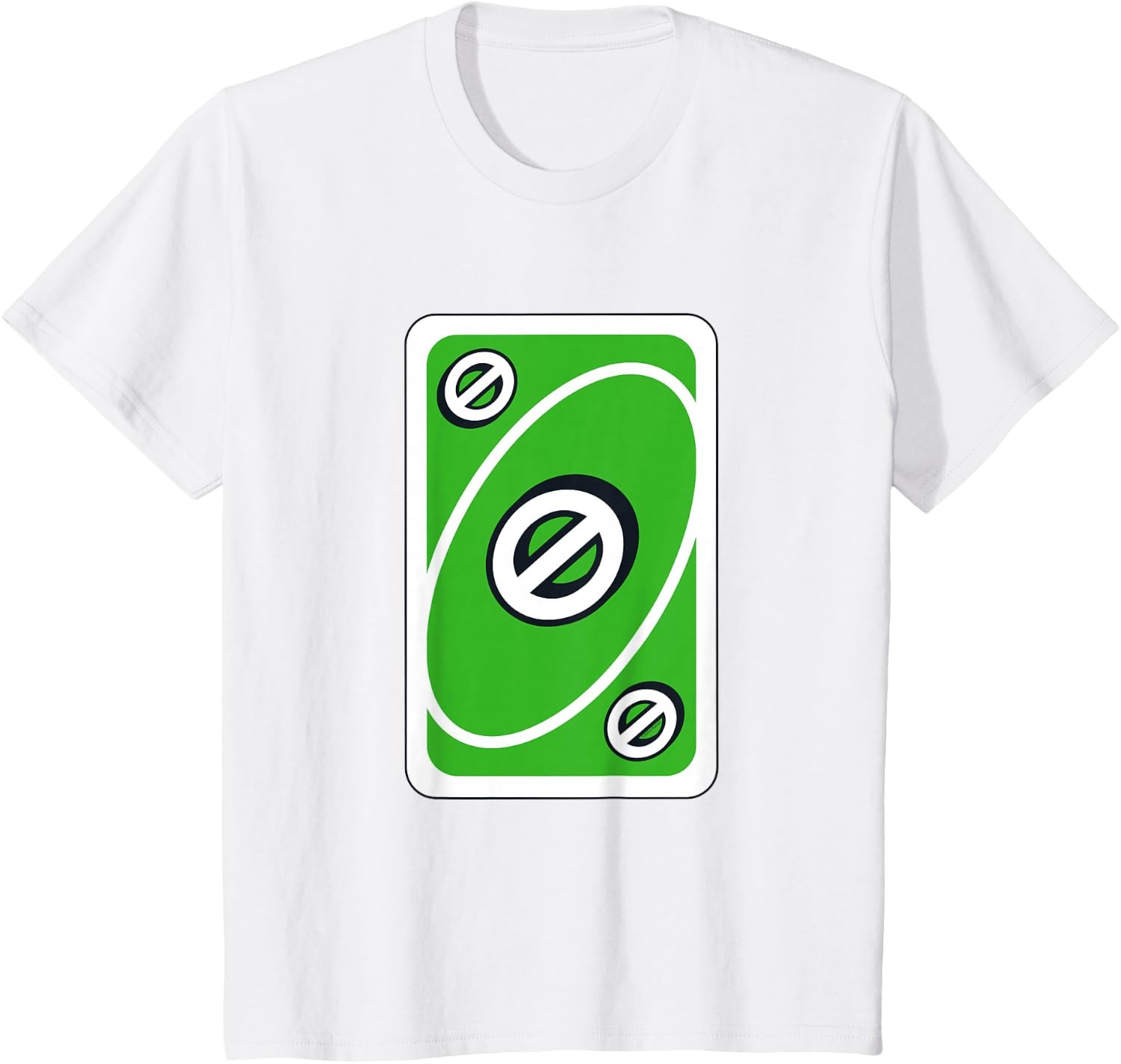 image:imageUNO Green Skip Card TShirtWhite