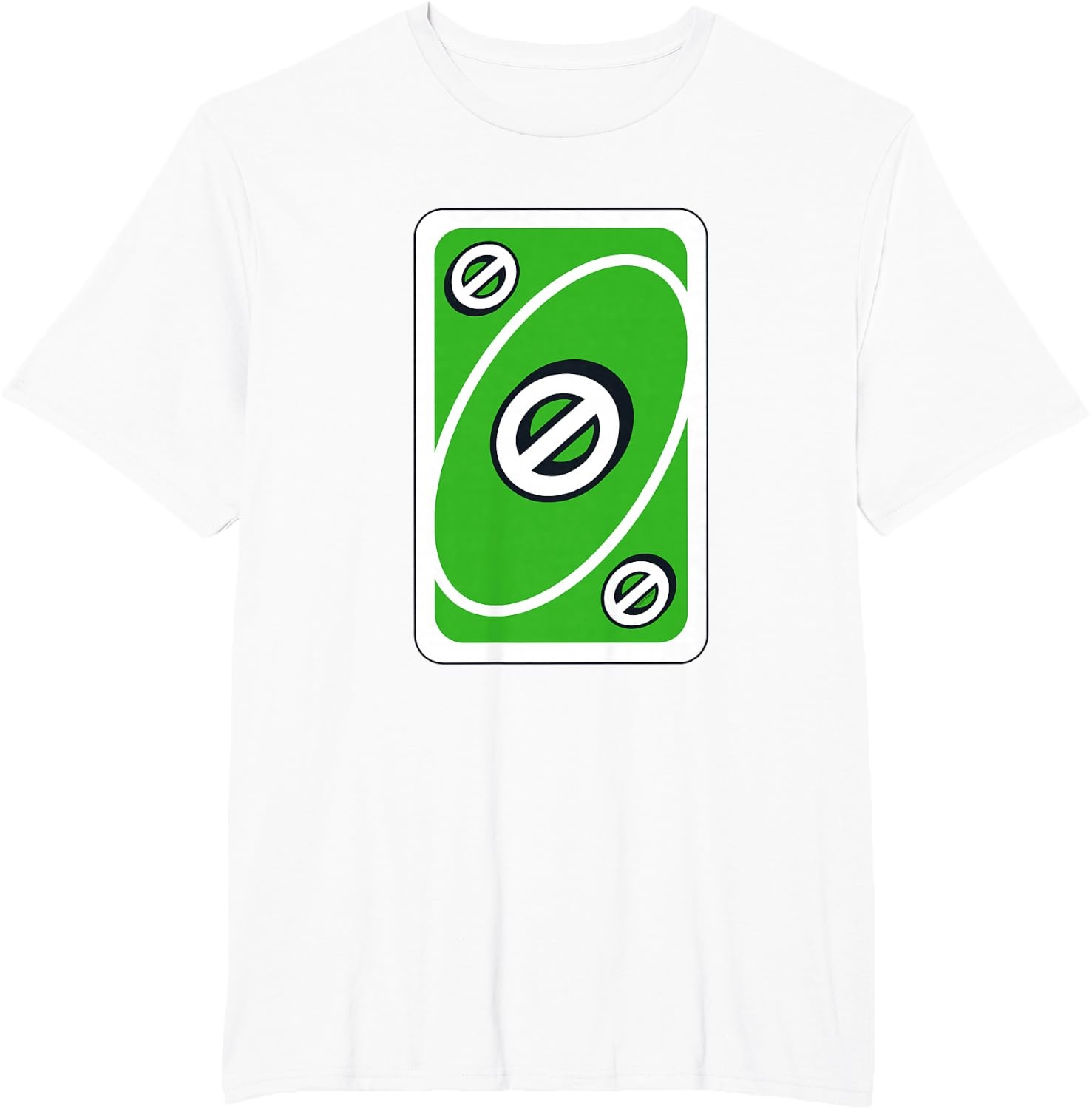 image:imageUNO Green Skip Card TShirtWhite