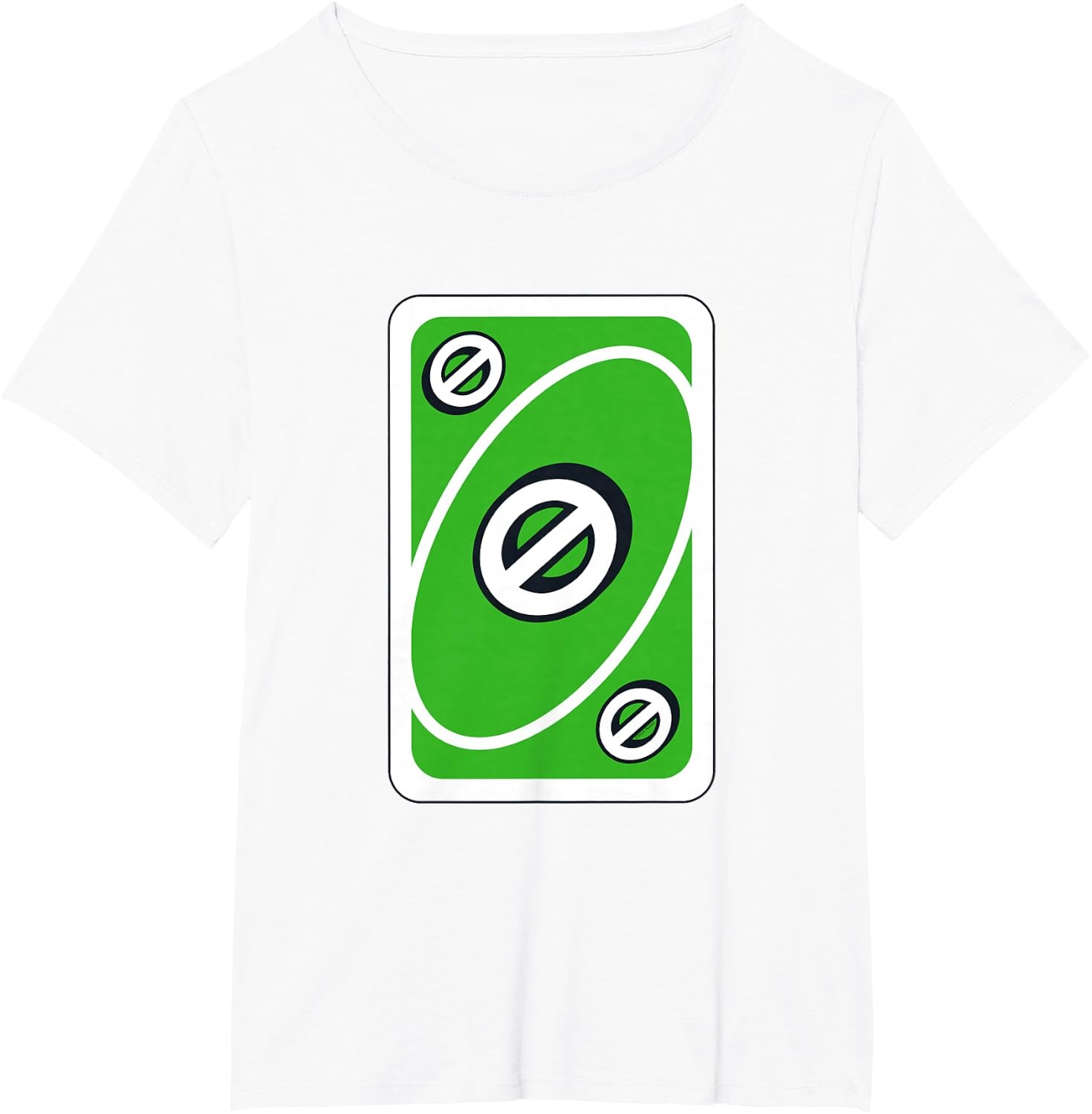 image:imageUNO Green Skip Card TShirtWhite