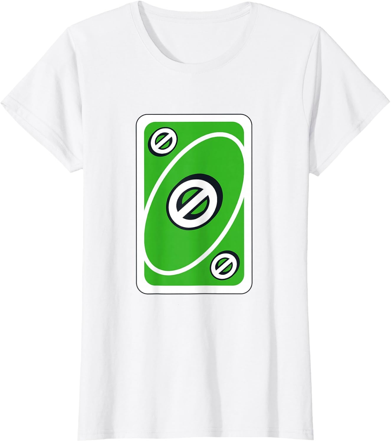image:imageUNO Green Skip Card TShirtWhite