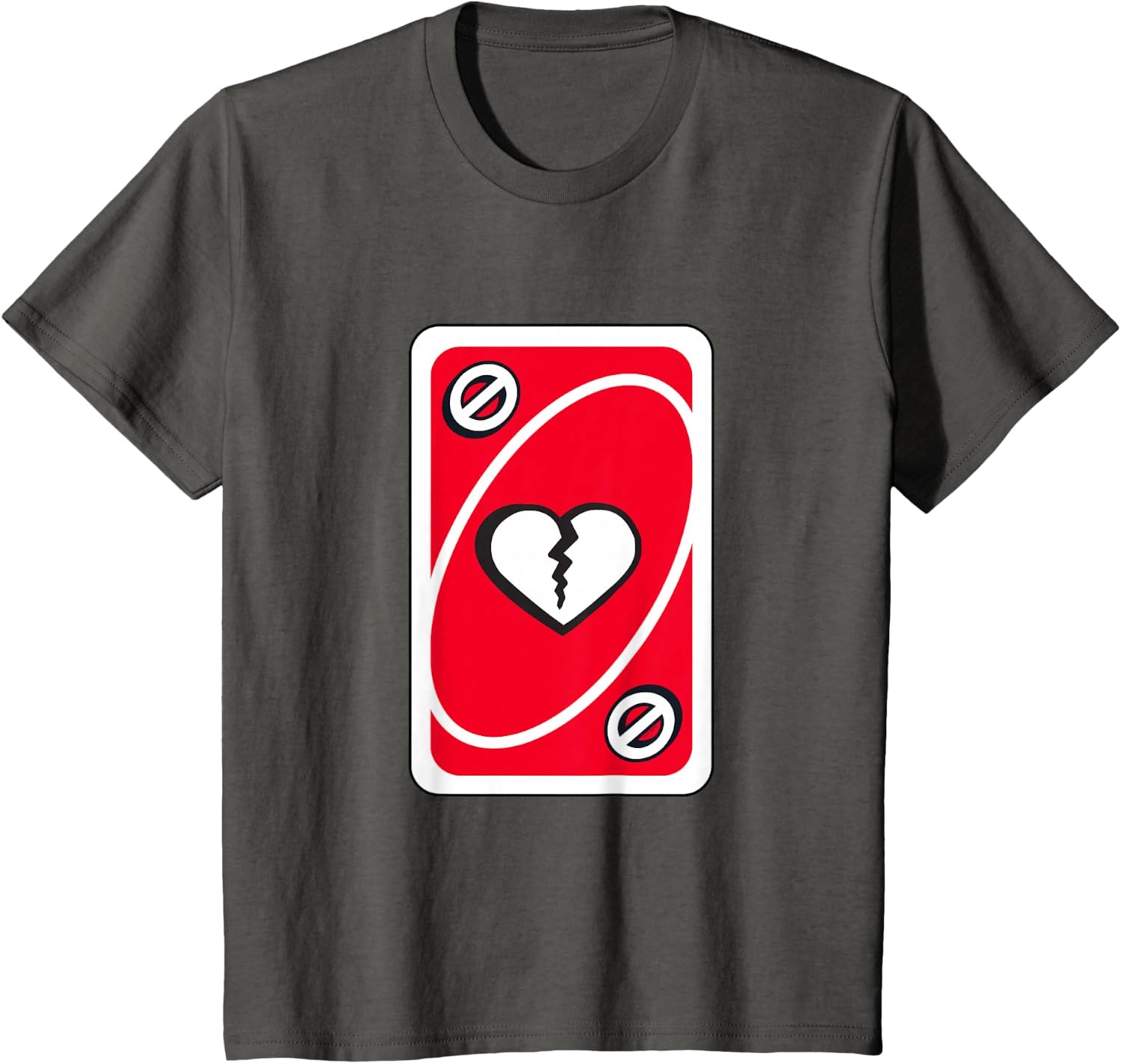 image:imageUNO Heart Skipping for You Valentines Day TShirtAsphalt Grey
