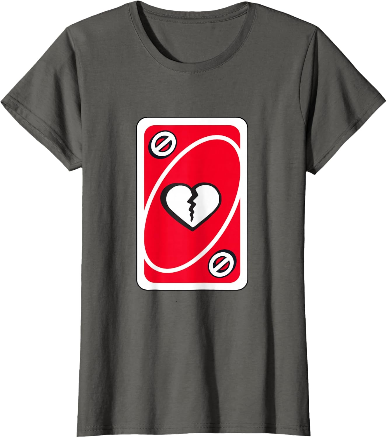 image:imageUNO Heart Skipping for You Valentines Day TShirtAsphalt Grey
